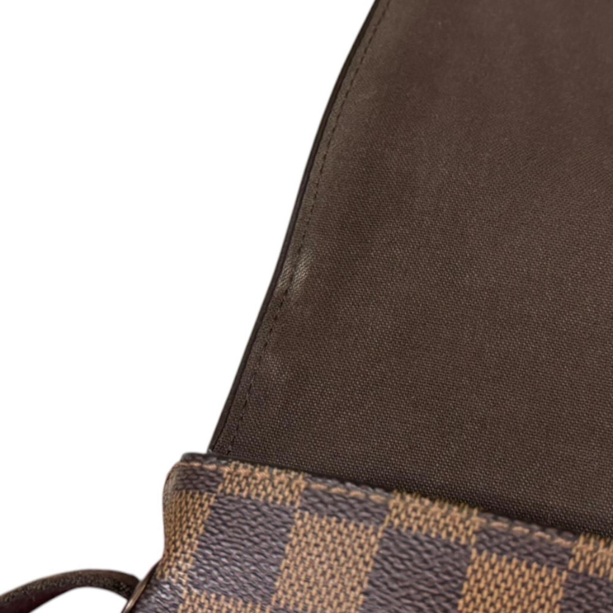 Louis Vuitton Damier Brown Damier Canvas Handbag Shoulder Bag (Pre-Owned)
