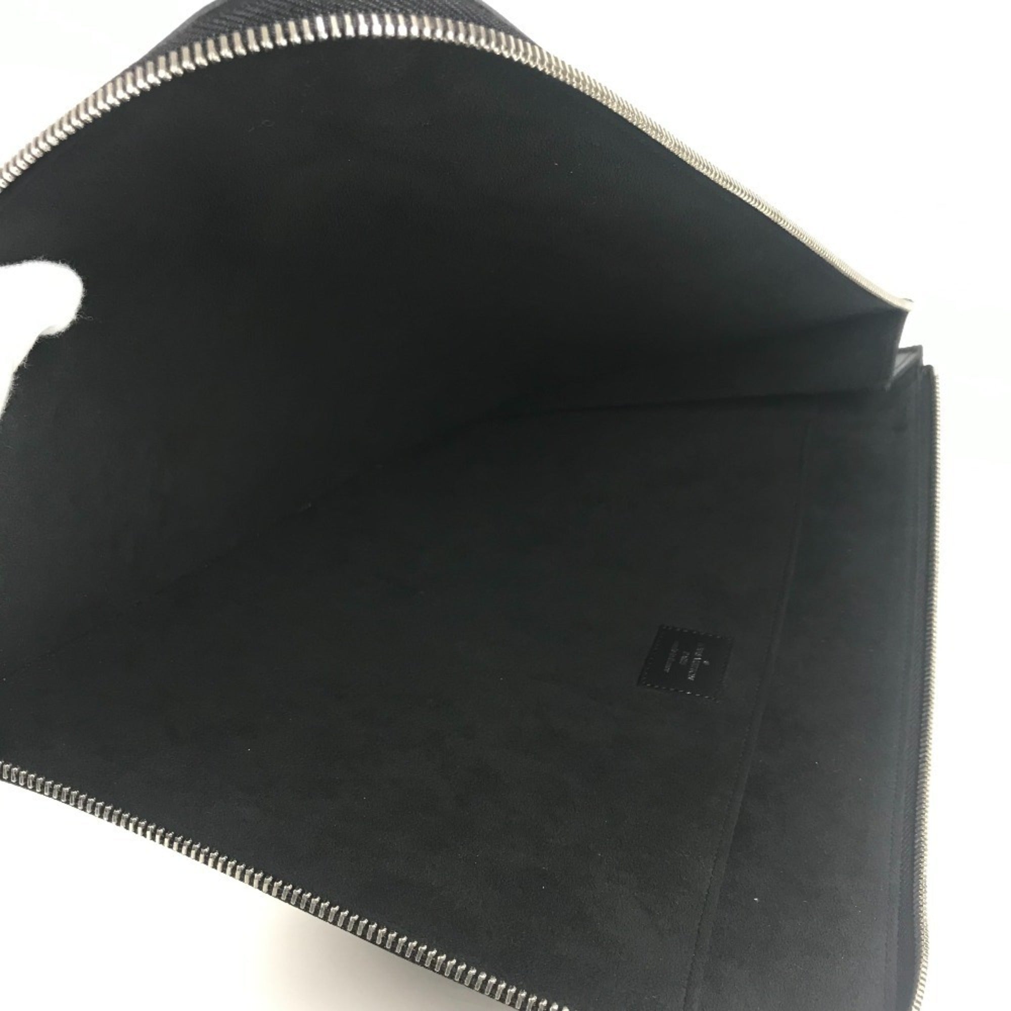 Louis Vuitton Black Noir Epi Leather Clutch Bag Pochette Pouch (Pre-Owned)