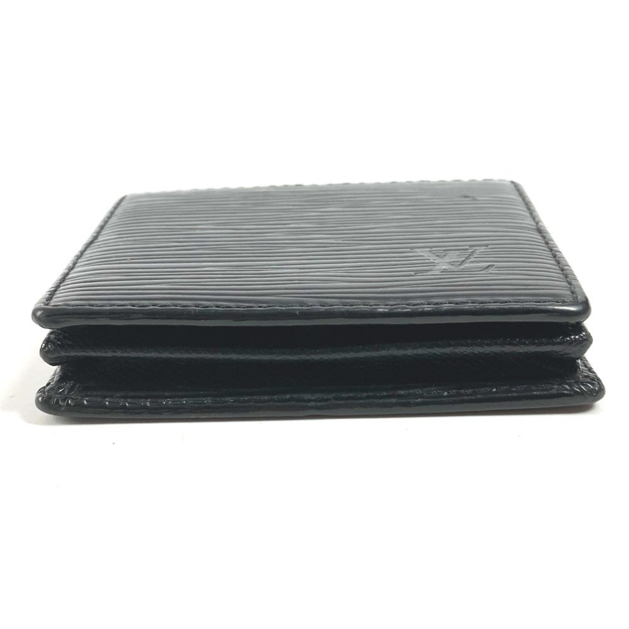 Louis Vuitton Black Noir Epi Leather Coin Purse/Coin Case (Pre-Owned)