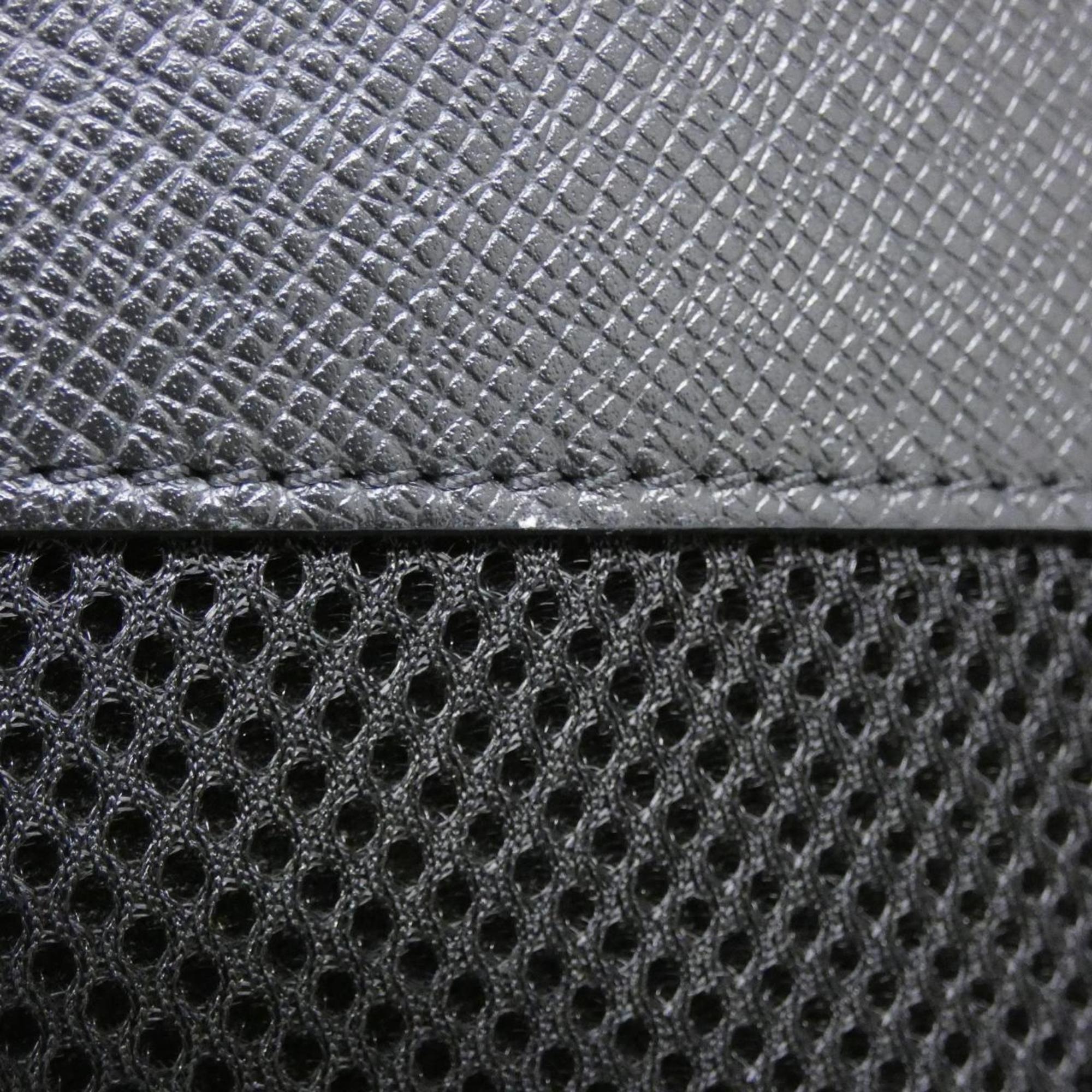 Louis Vuitton Black Cobalt Coated Canvas Leather Backpack (Pre-Owned)
