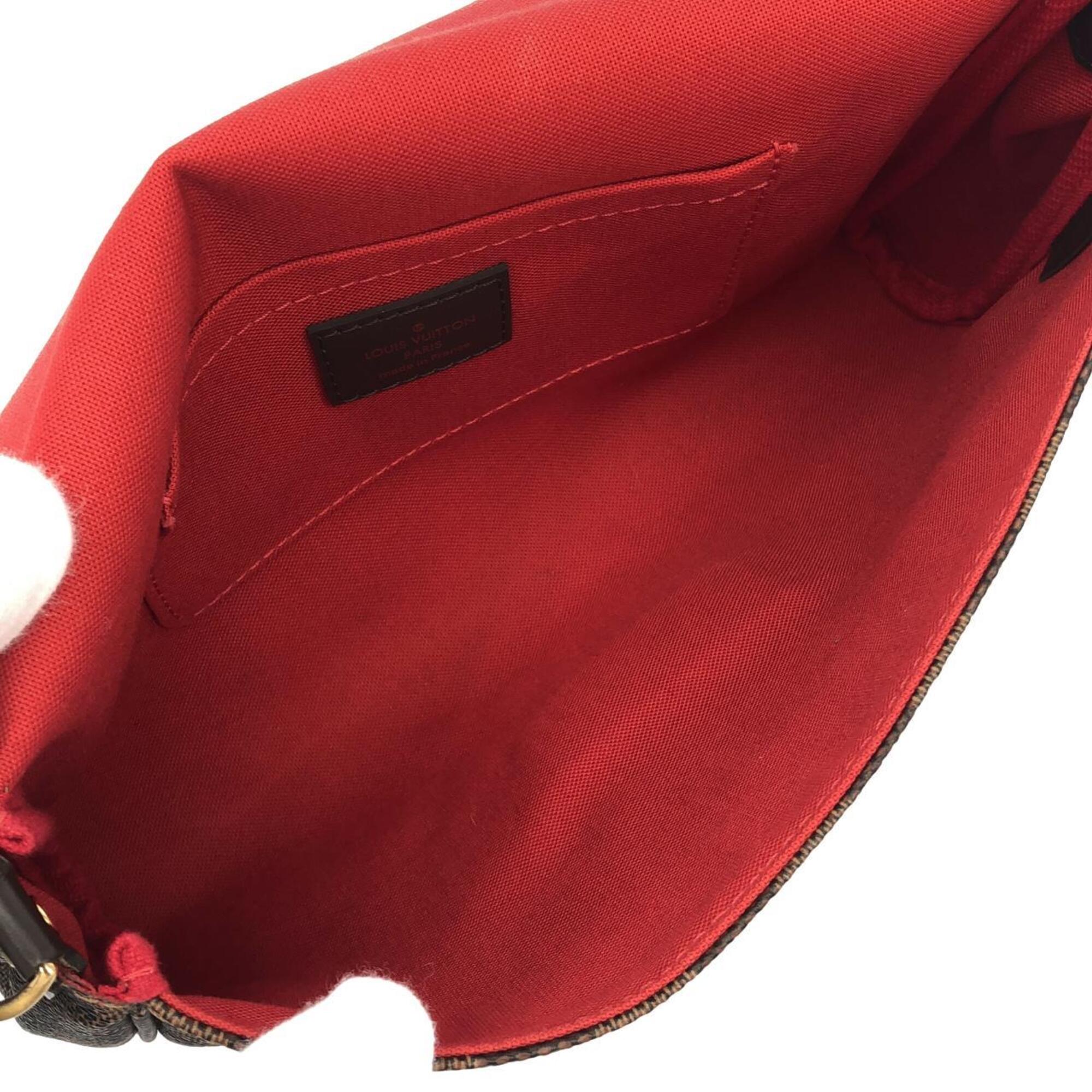 Louis Vuitton Brown Coated Canvas Shoulder Bag (Pre-Owned)