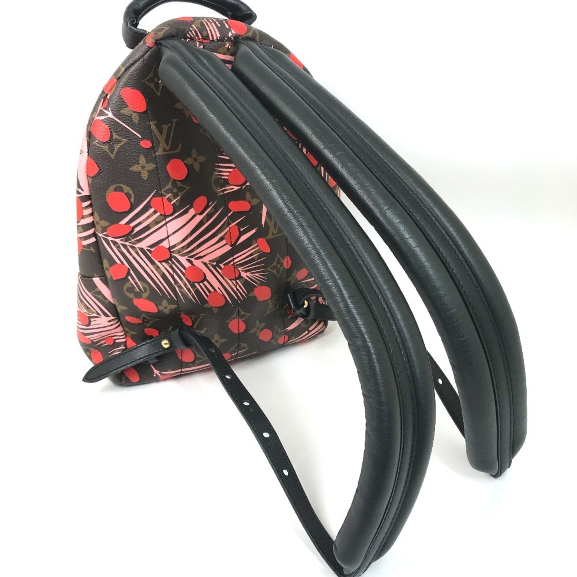 Louis Vuitton Brown Pink Red Color Monogram Backpack (Pre-Owned)