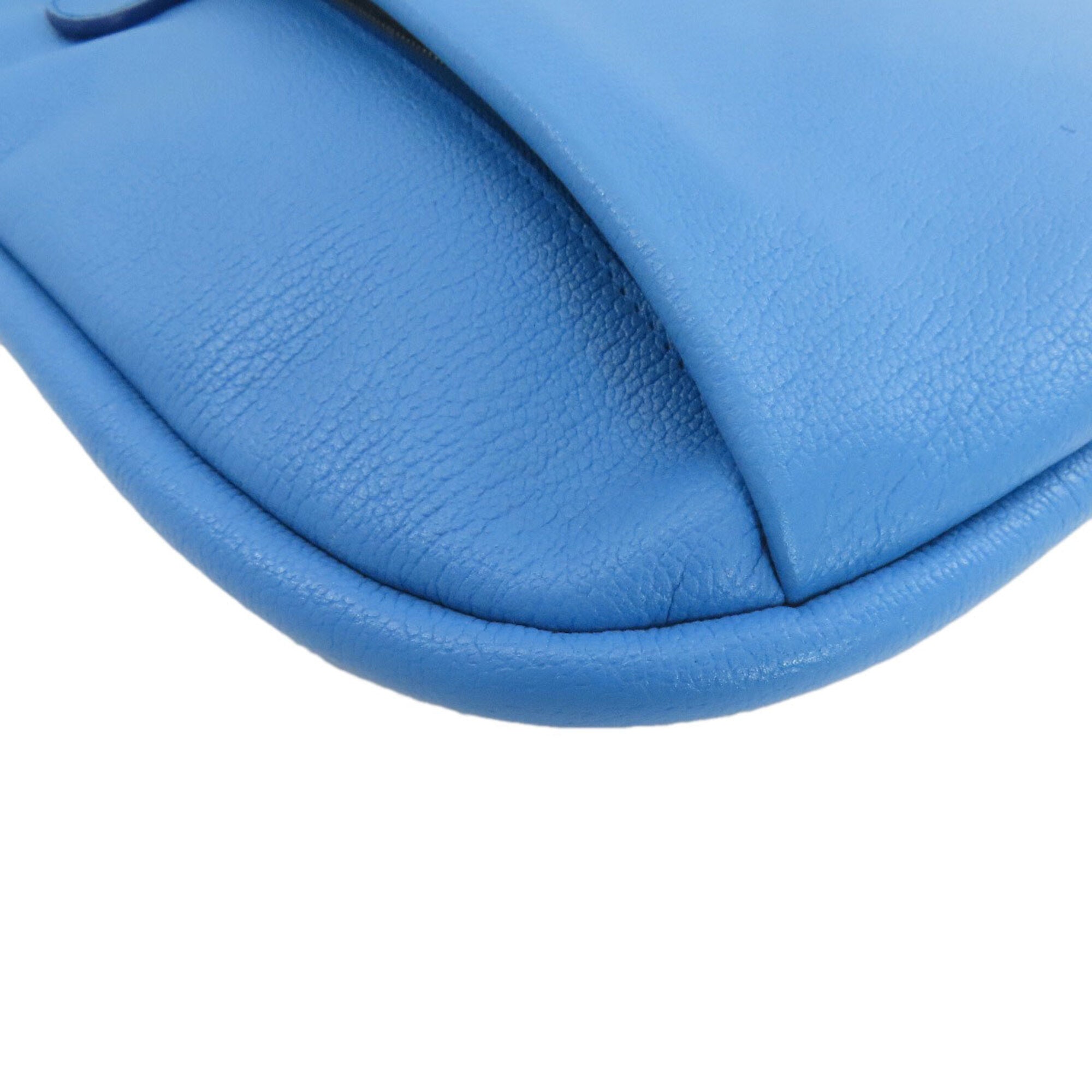 Bally Blue Leather Handbag (Pre-Owned)