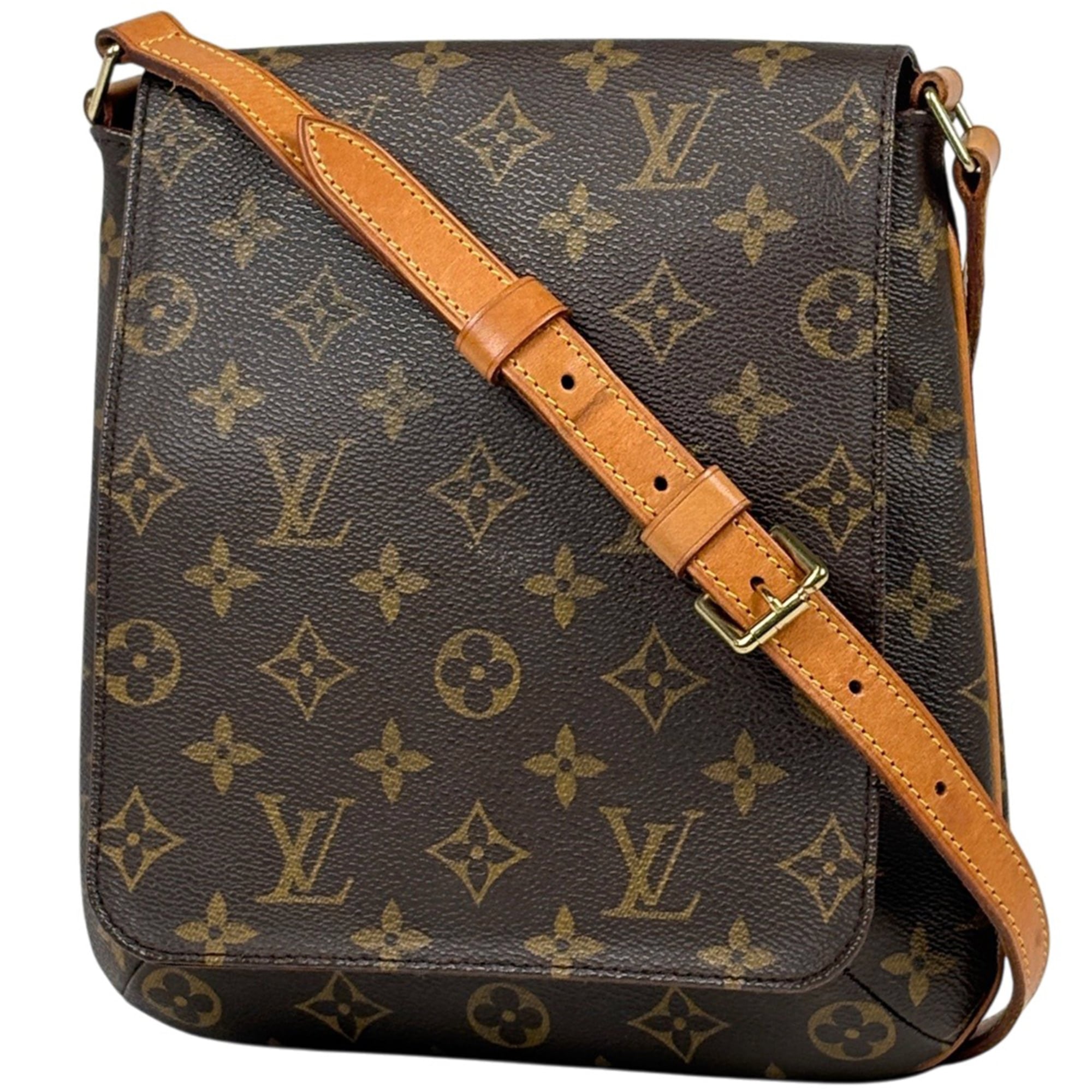 Louis Vuitton Brown Monogram Shoulder Bag (Pre-Owned)