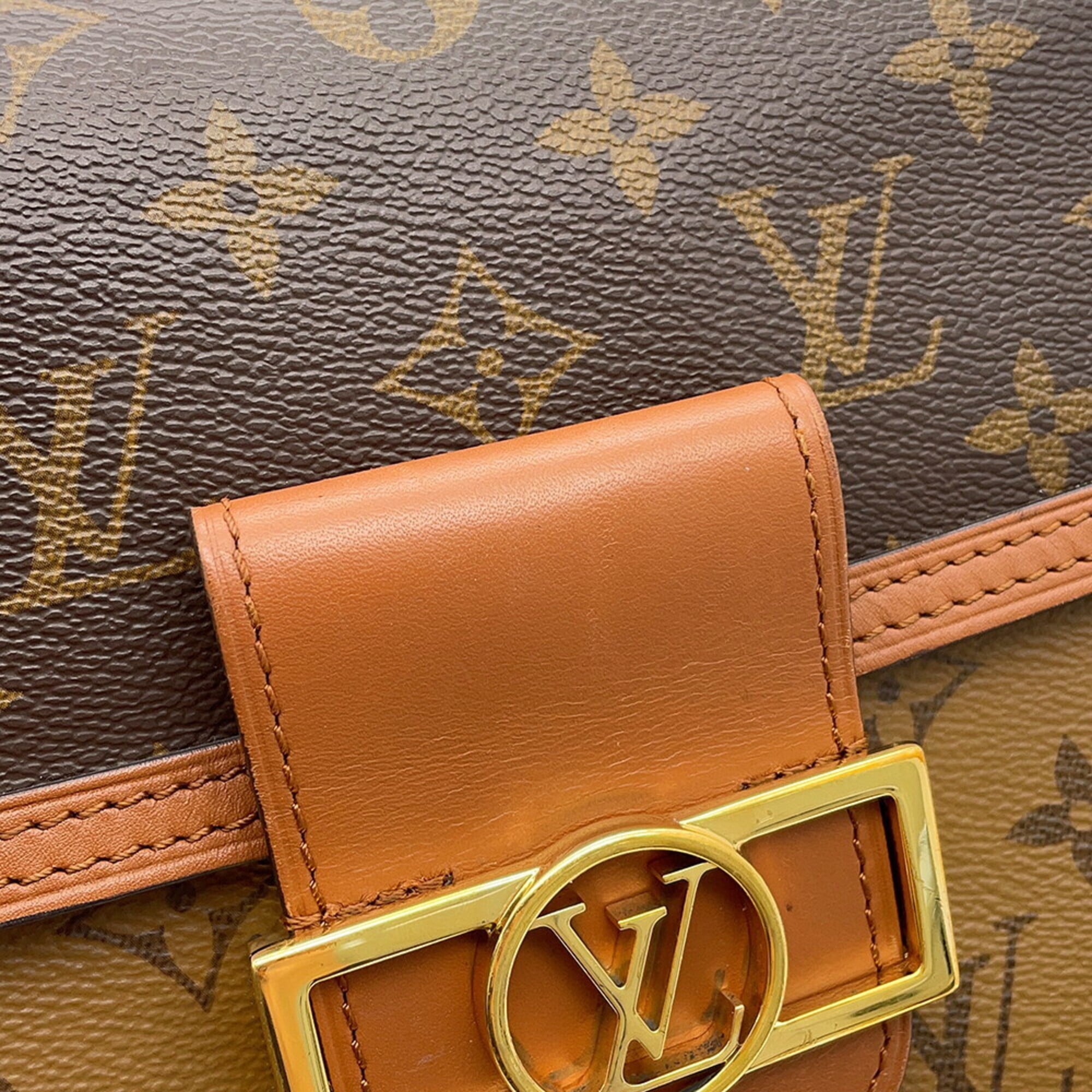 Louis Vuitton Monogram Reverse Black Noir Monogram Reverse Handbag Shoulder Bag (Pre-Owned)