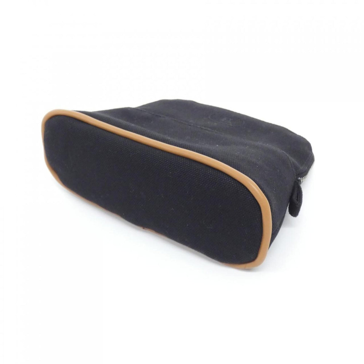 Hermes Black Canvas Pouch (Pre-Owned)