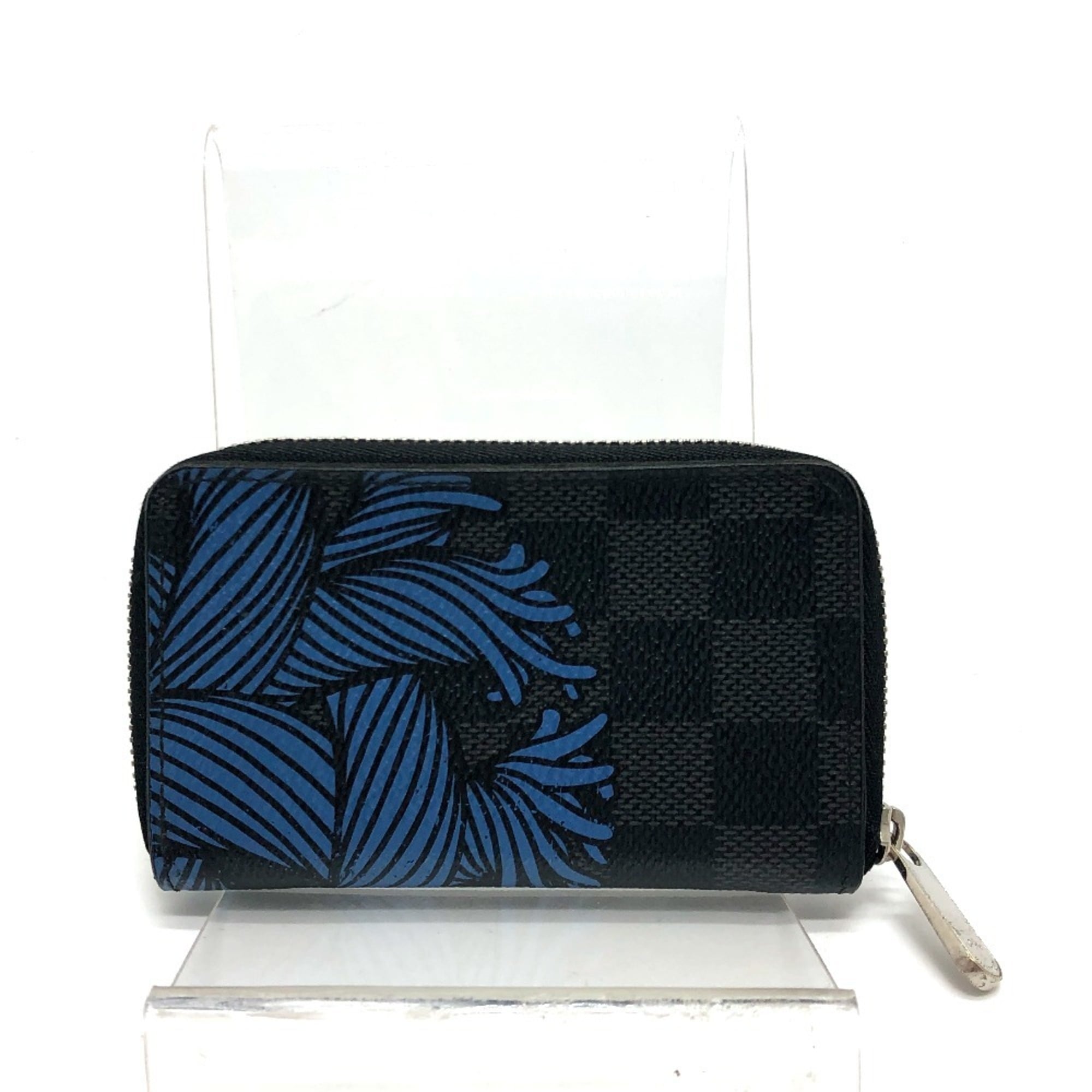 Louis Vuitton Black Damier Graphite Coin Purse/Coin Case (Pre-Owned)