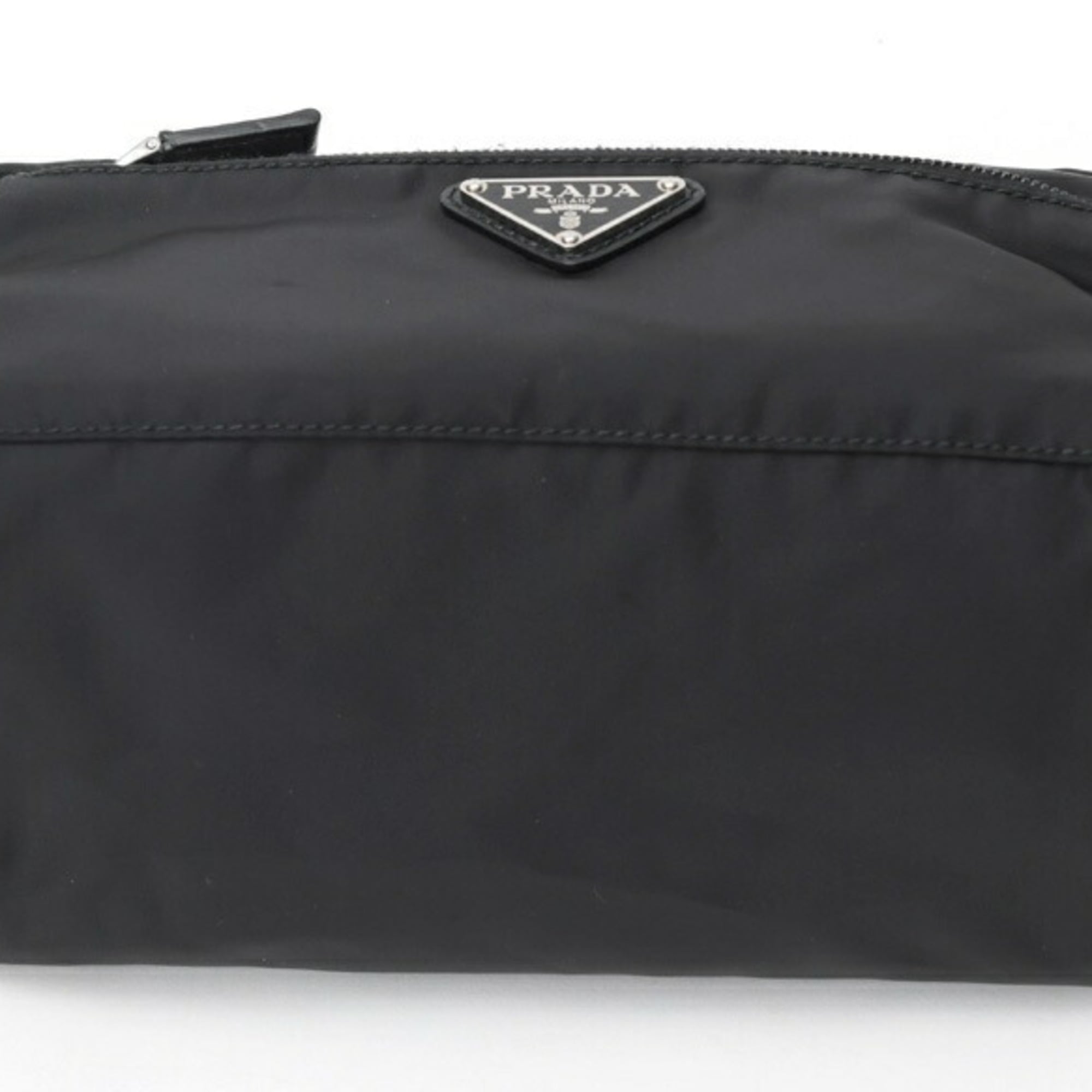 Prada Black Nylon Pouch Wash Bag (Pre-Owned)