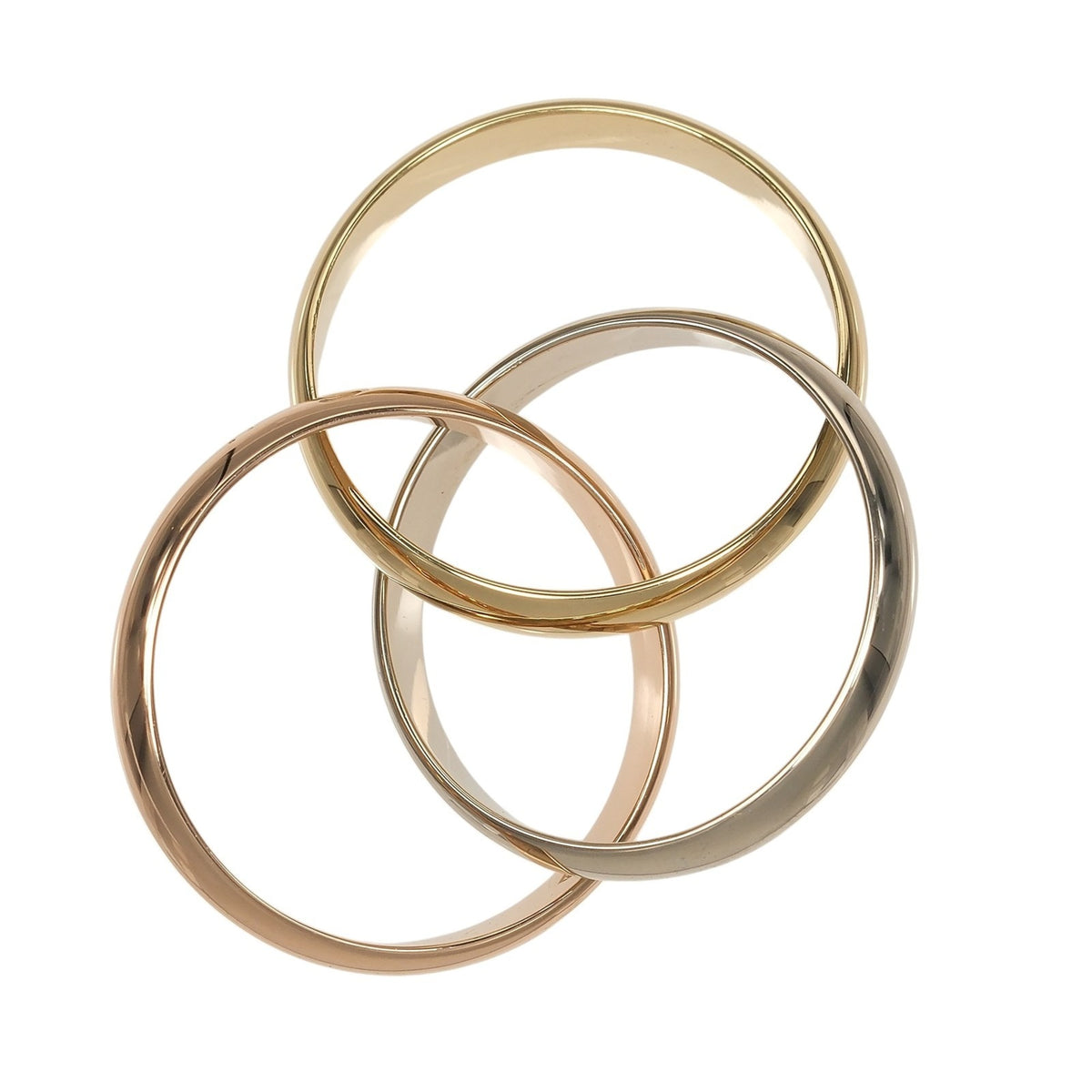 Cartier Trinity Yellow Gold (18K) Pink Gold (18K) White Gold (18K) Band Ring (Pre-Owned)