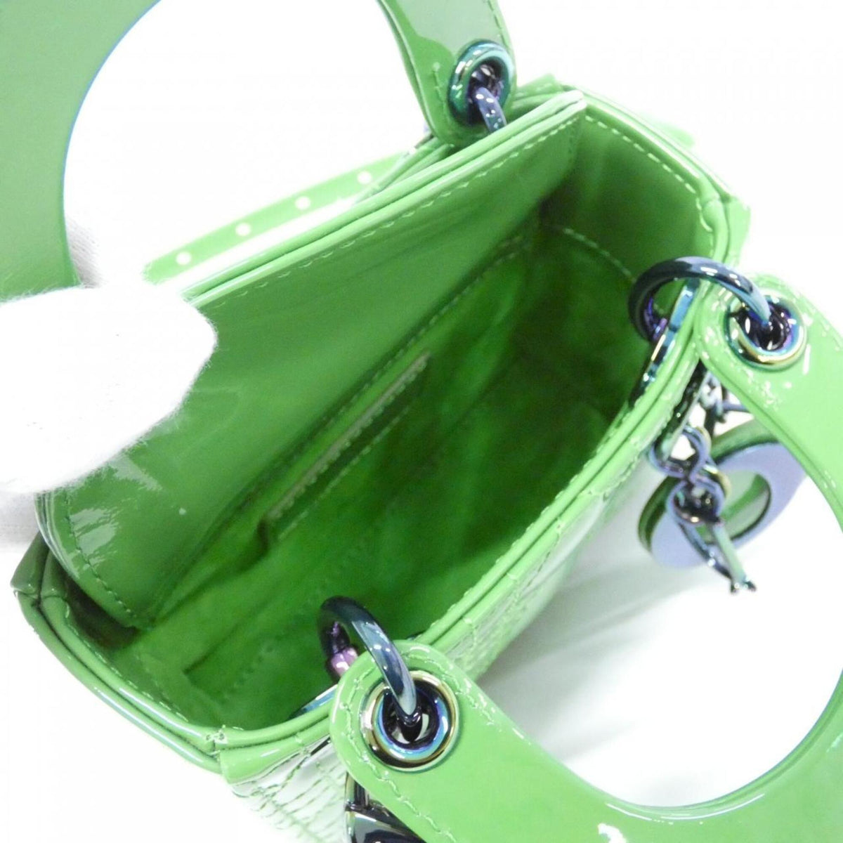 Christian Dior Blue Green Handbag (Pre-Owned)