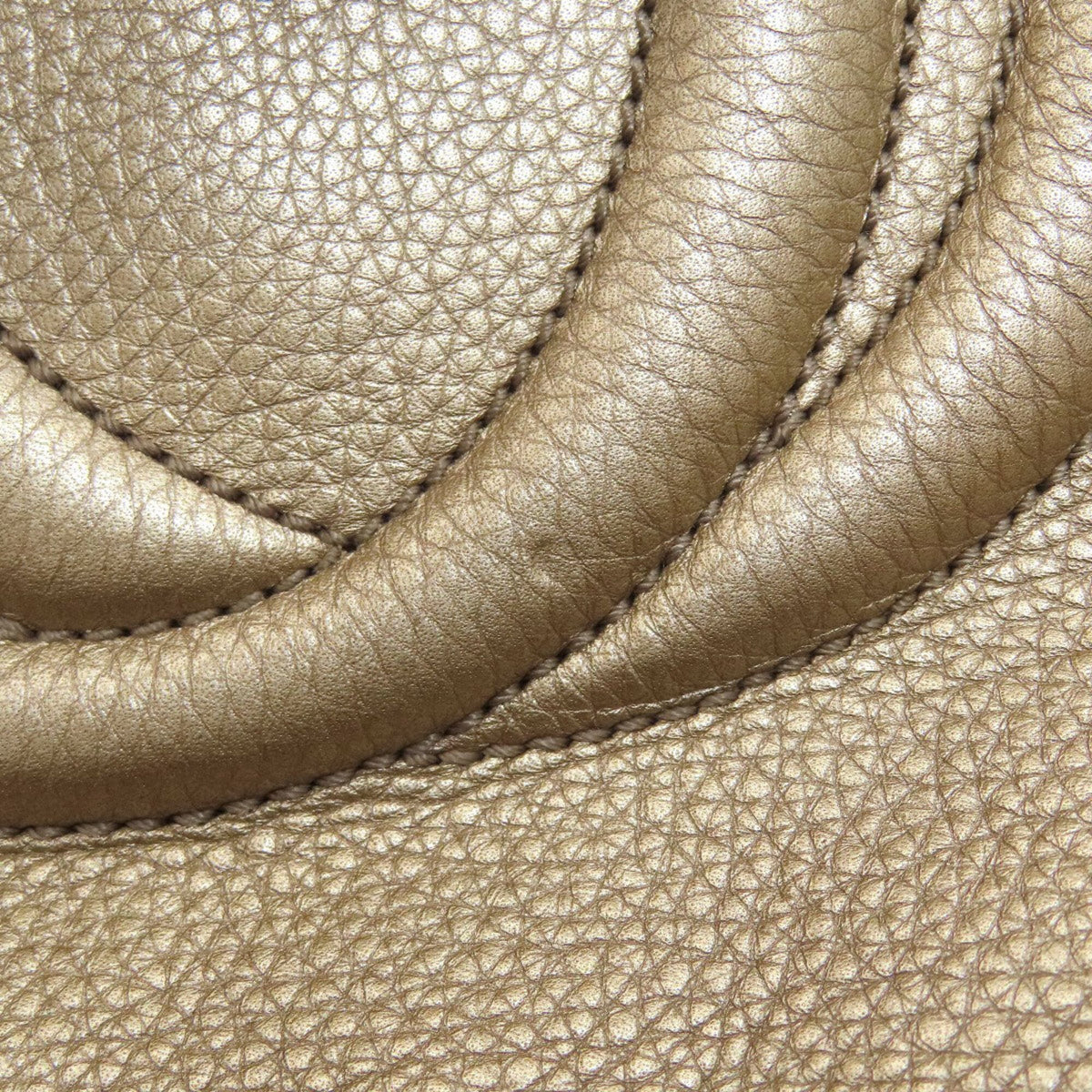 Gucci Gold Leather Tote Bag (Pre-Owned)