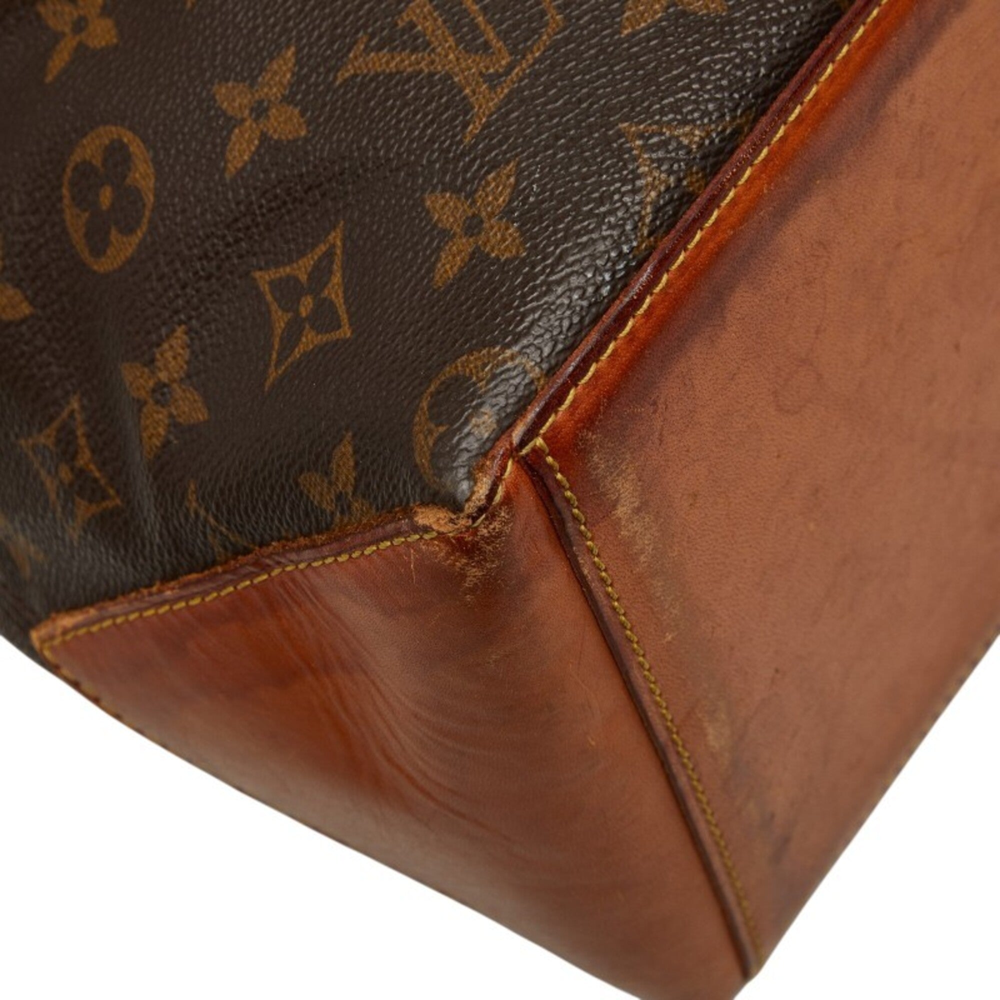 Louis Vuitton Brown Pvc Leather Shoulder Bag Tote Bag (Pre-Owned)