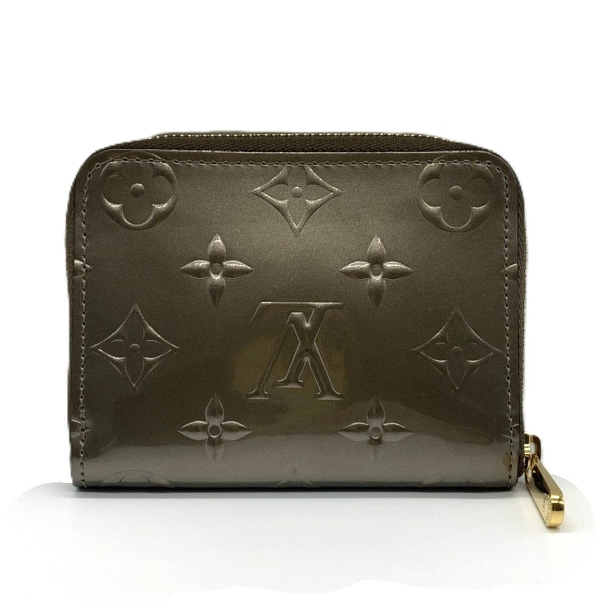 Louis Vuitton Monogram Vernis Champagne Gold Monogram Vernis Coin Purse/Coin Case (Pre-Owned)
