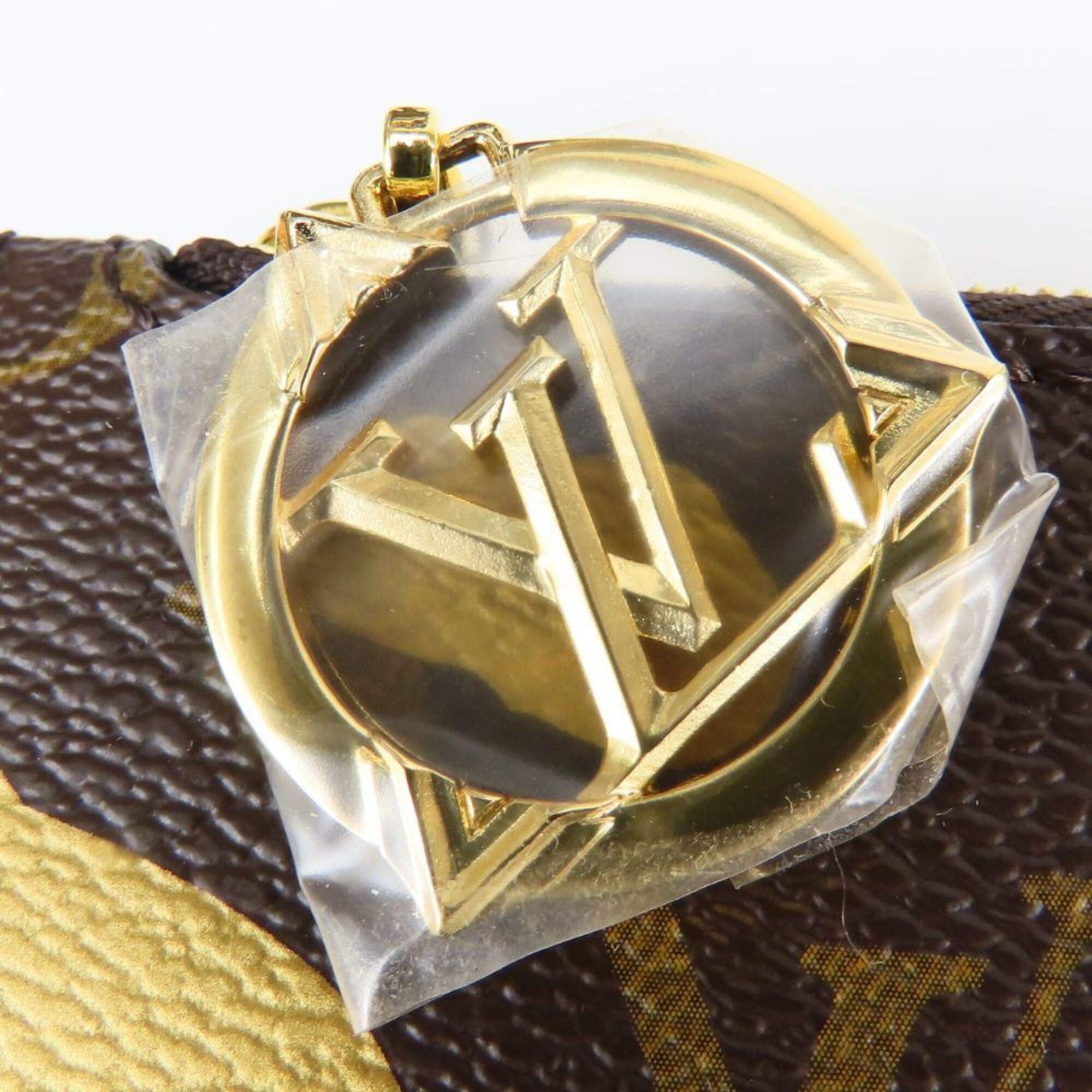 Louis Vuitton Black Brown Gold Silver Monogram Tote Bag (Pre-Owned)
