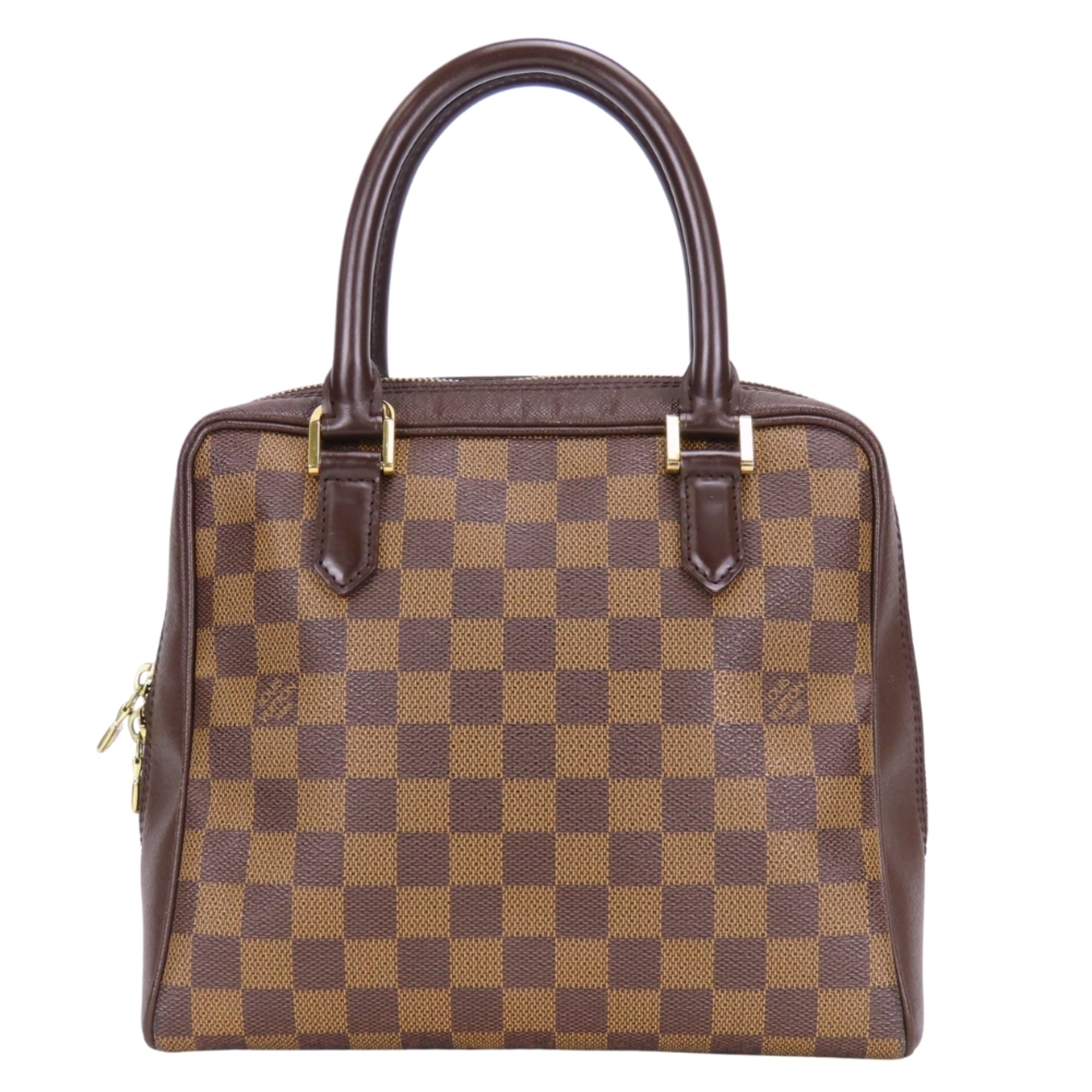 Louis Vuitton Brown Damier Canvas Ebene Damier Canvas Leather Handbag (Pre-Owned)