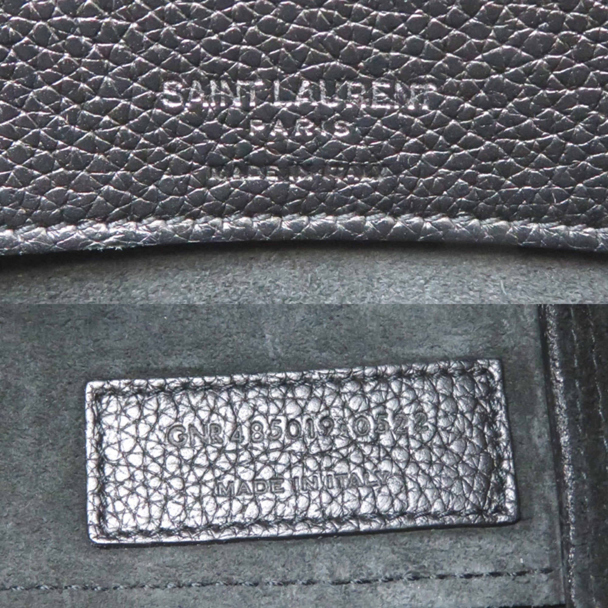Saint Laurent Black Leather Handbag (Pre-Owned)