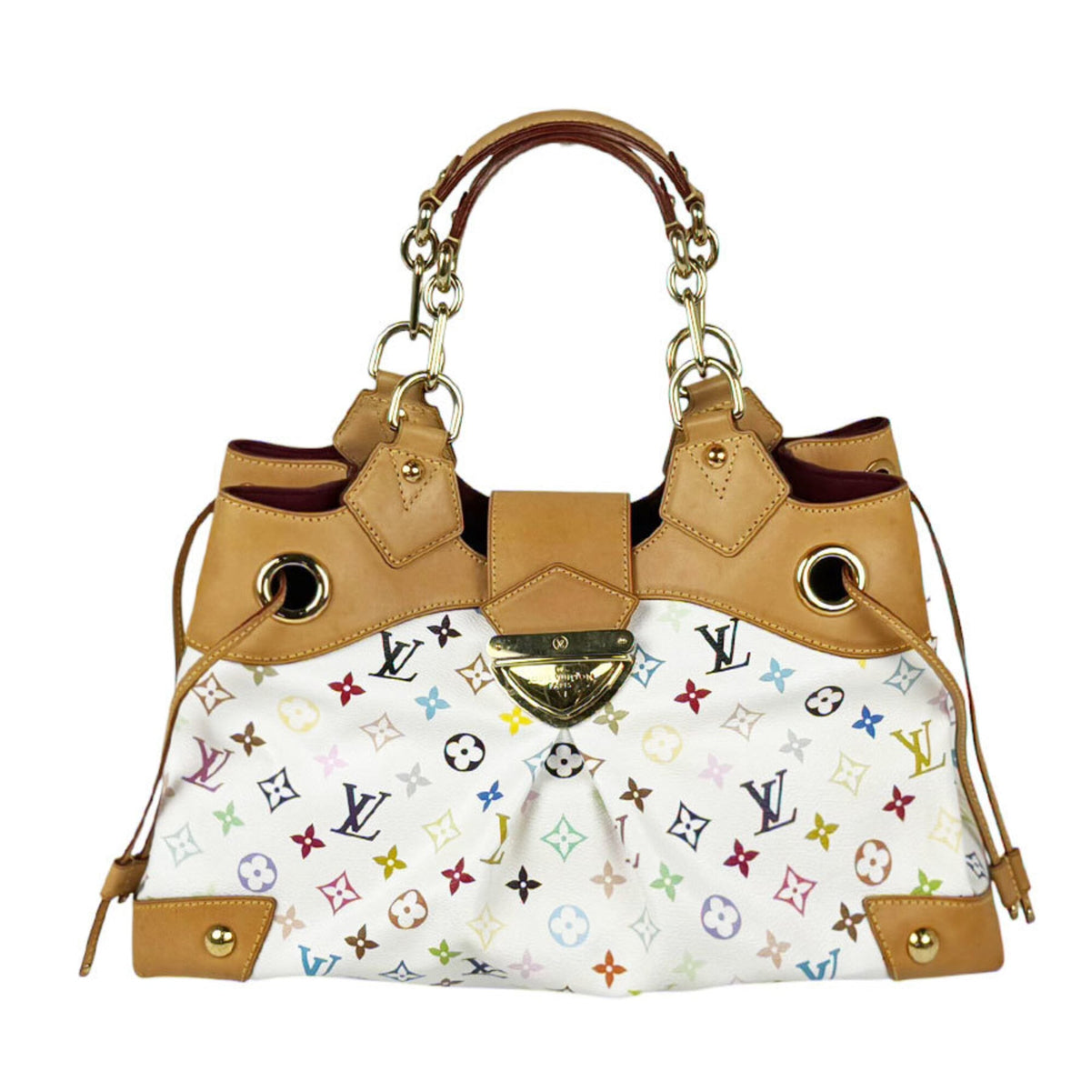 Louis Vuitton Blanc Multi-Color Monogram Multicolore Handbag (Pre-Owned)