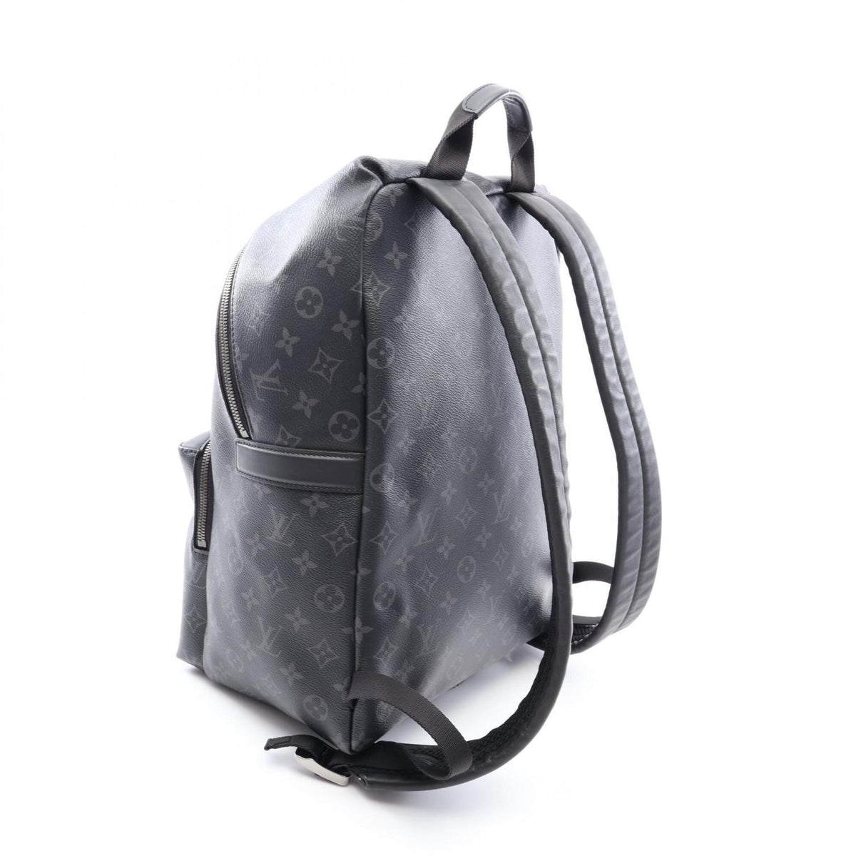 Louis Vuitton Black Monogram Eclipse Monogram Eclipse Leather Backpack (Pre-Owned)