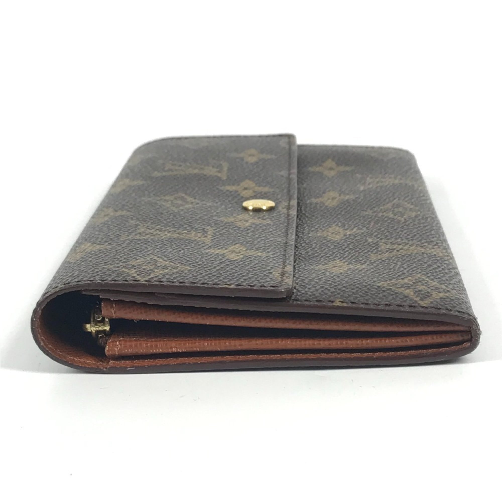 Louis Vuitton Monogram Brown Monogram Long Wallet (Bi-Fold) (Pre-Owned)