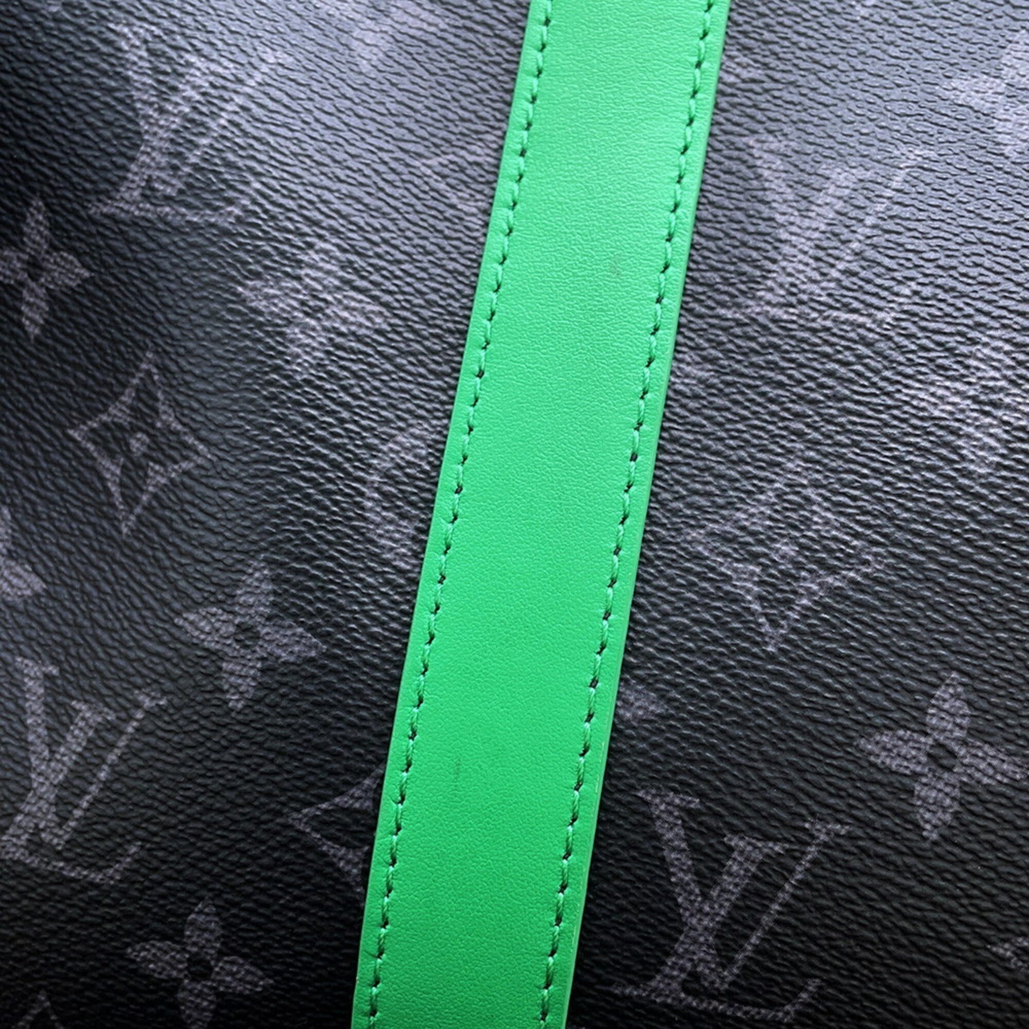 Louis Vuitton Black Monogram Eclipse Noir Monogram Eclipse Boston Bag Handbag (Pre-Owned)