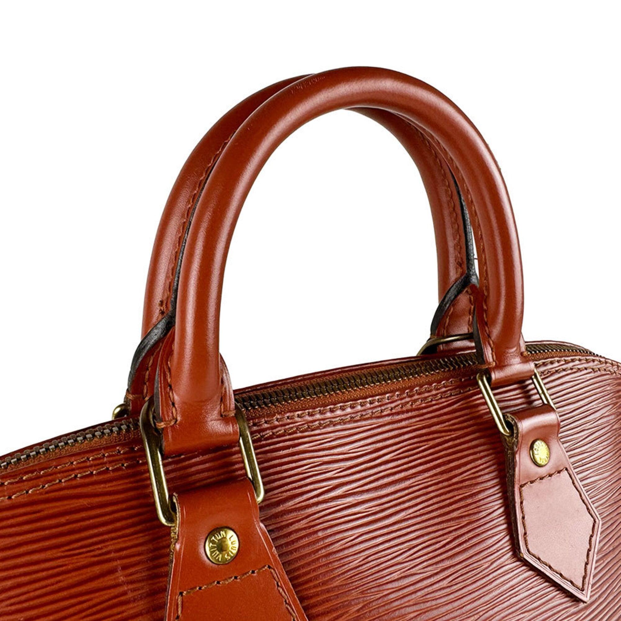 Louis Vuitton Brown Kenyan Brown Epi Leather Handbag (Pre-Owned)