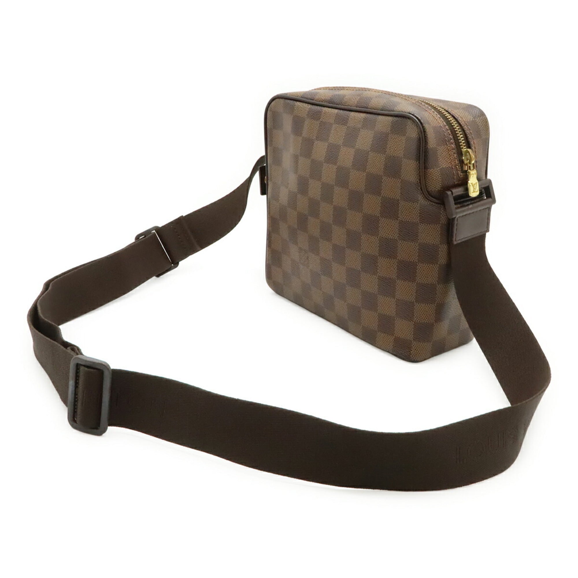 Louis Vuitton Brown Pvc Coated Canvas Damier Canvas Pochette Shoulder Bag (Pre-Owned)