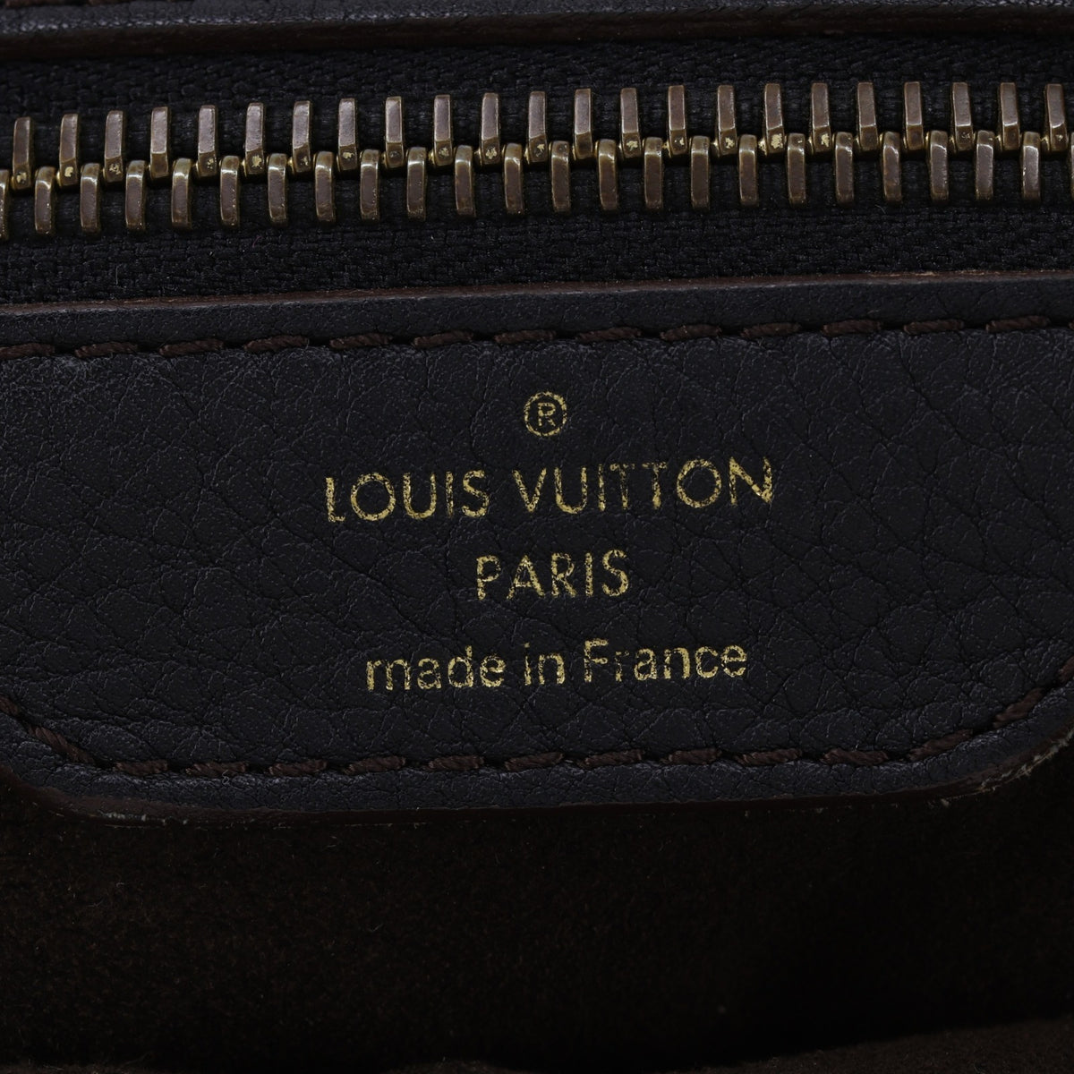 Louis Vuitton Black Noir Mahina Leather Tote Bag (Pre-Owned)