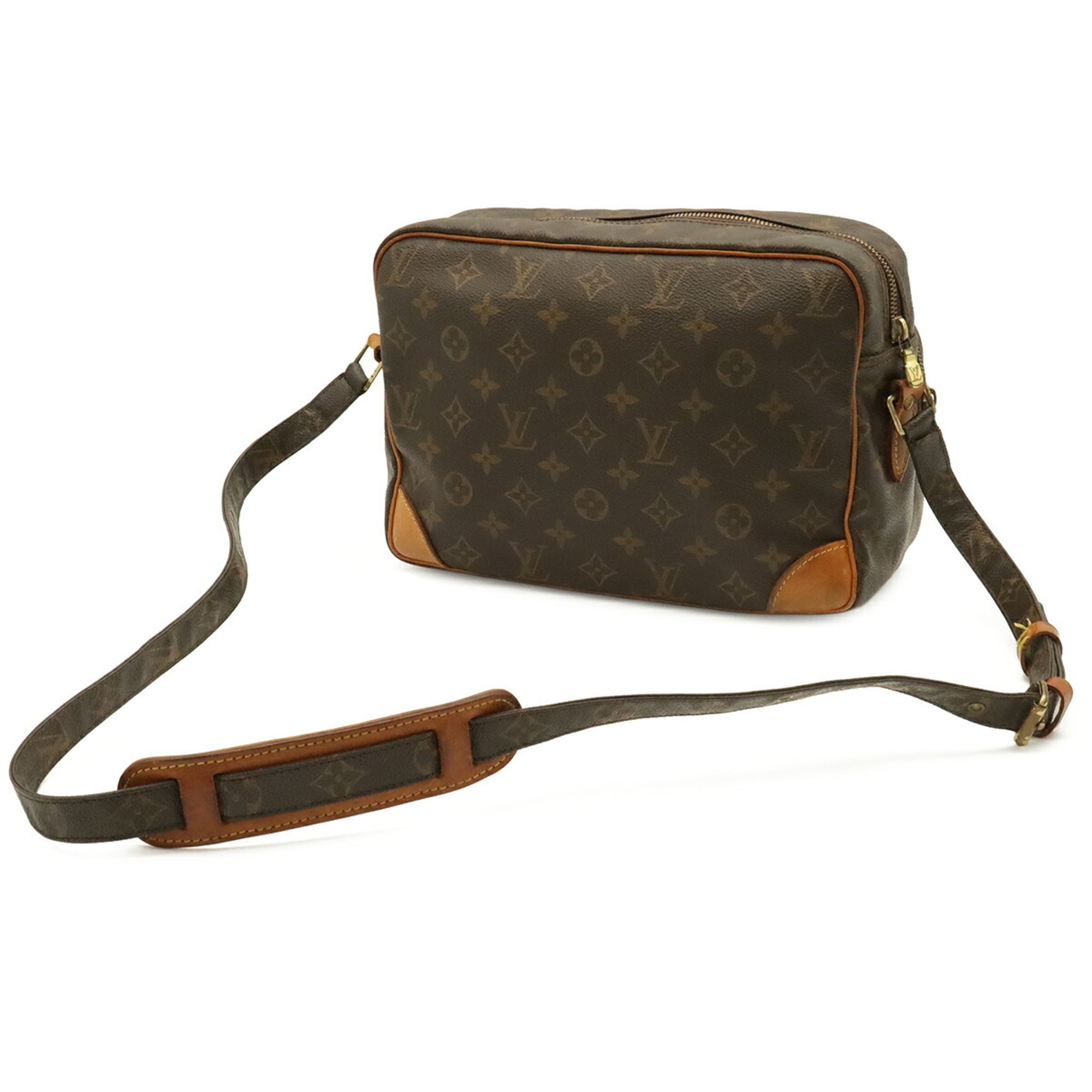 Louis Vuitton Brown Monogram Canvas Pvc Coated Canvas Handbag Messenger Bag Shoulder Bag (Pre-Owned)