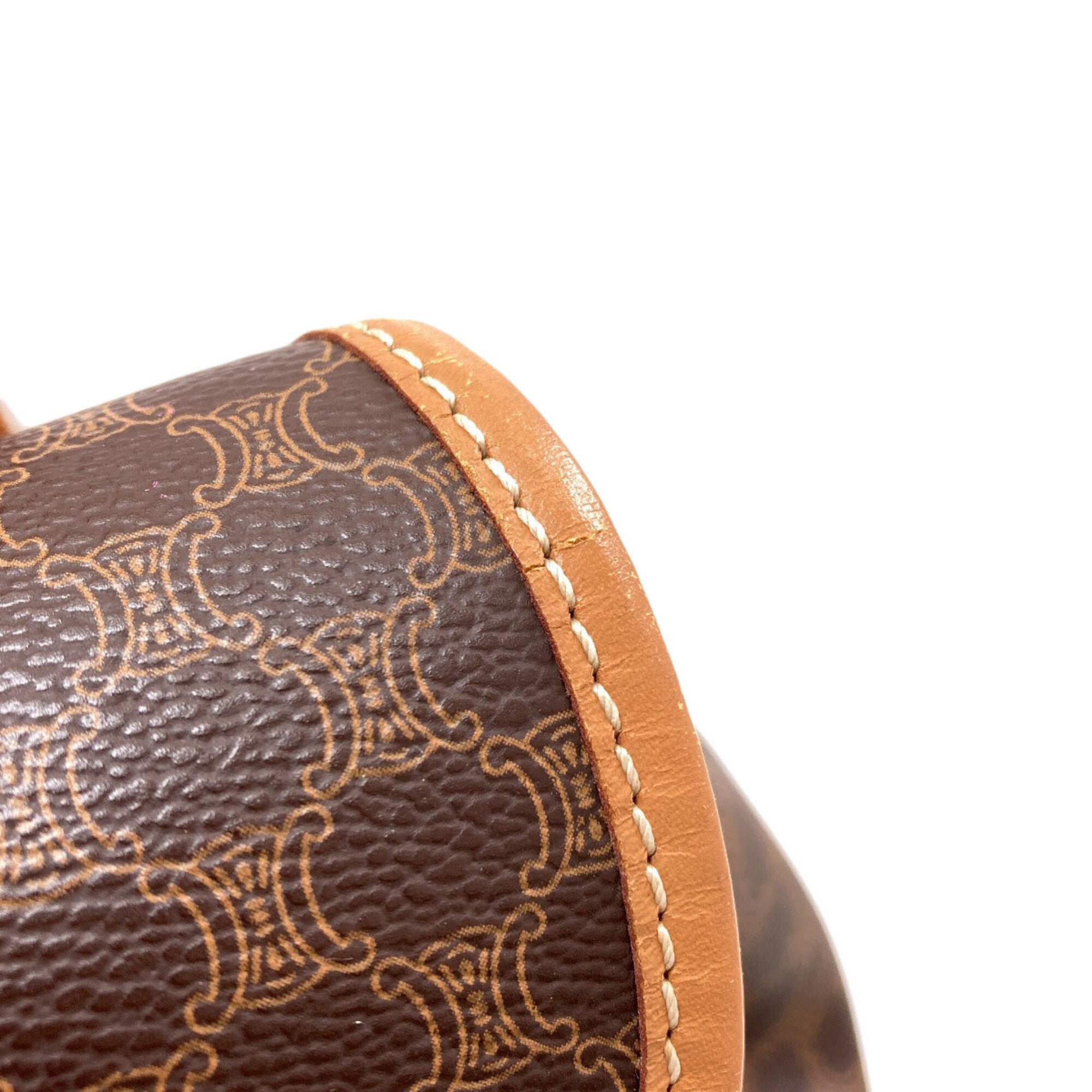Celine Brown Pvc Backpack (Pre-Owned)