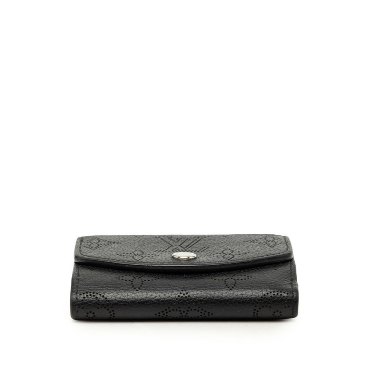 Louis Vuitton Black Noir Leather Wallet (Tri-Fold) (Pre-Owned)