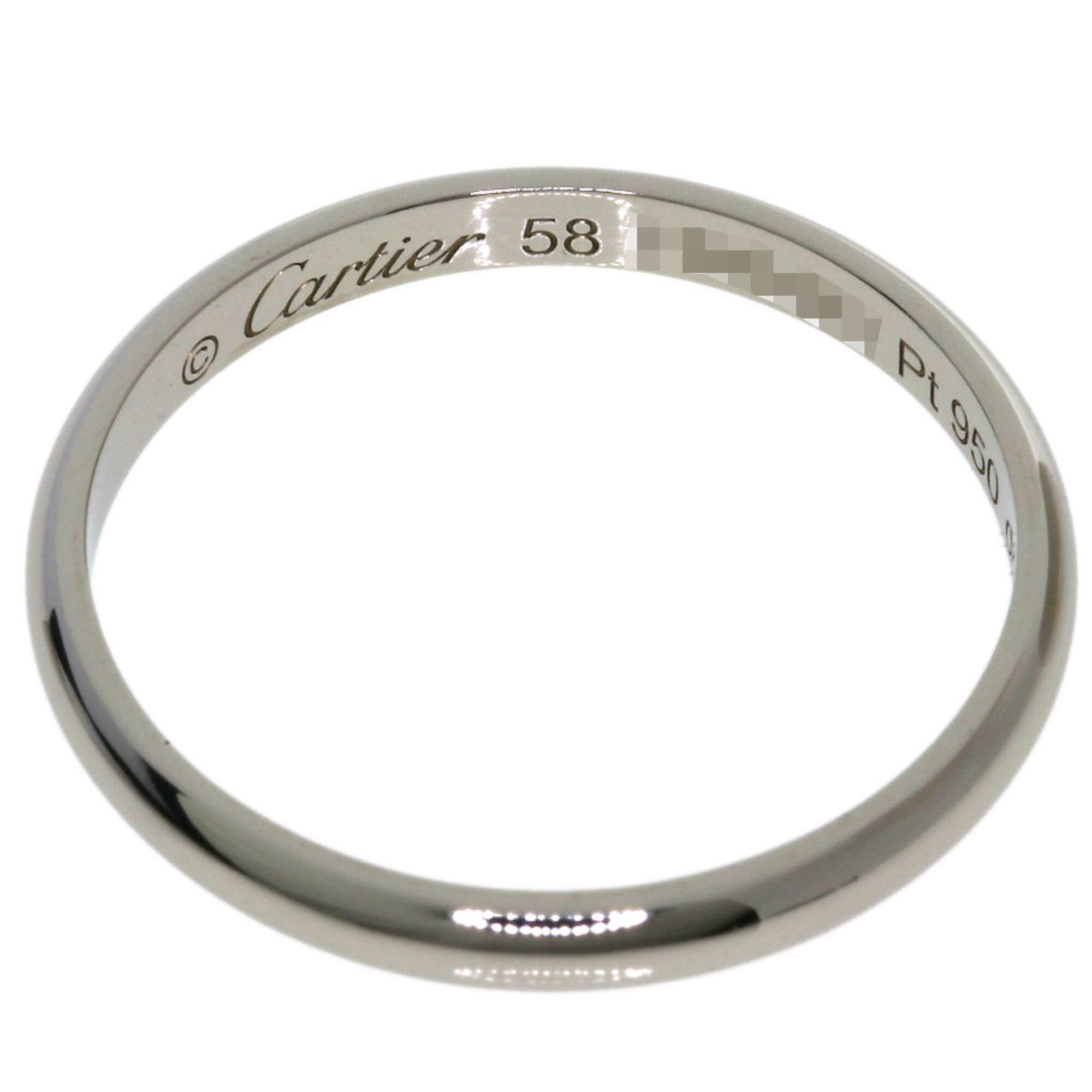 Cartier Platinum 950 Band Ring (Pre-Owned)