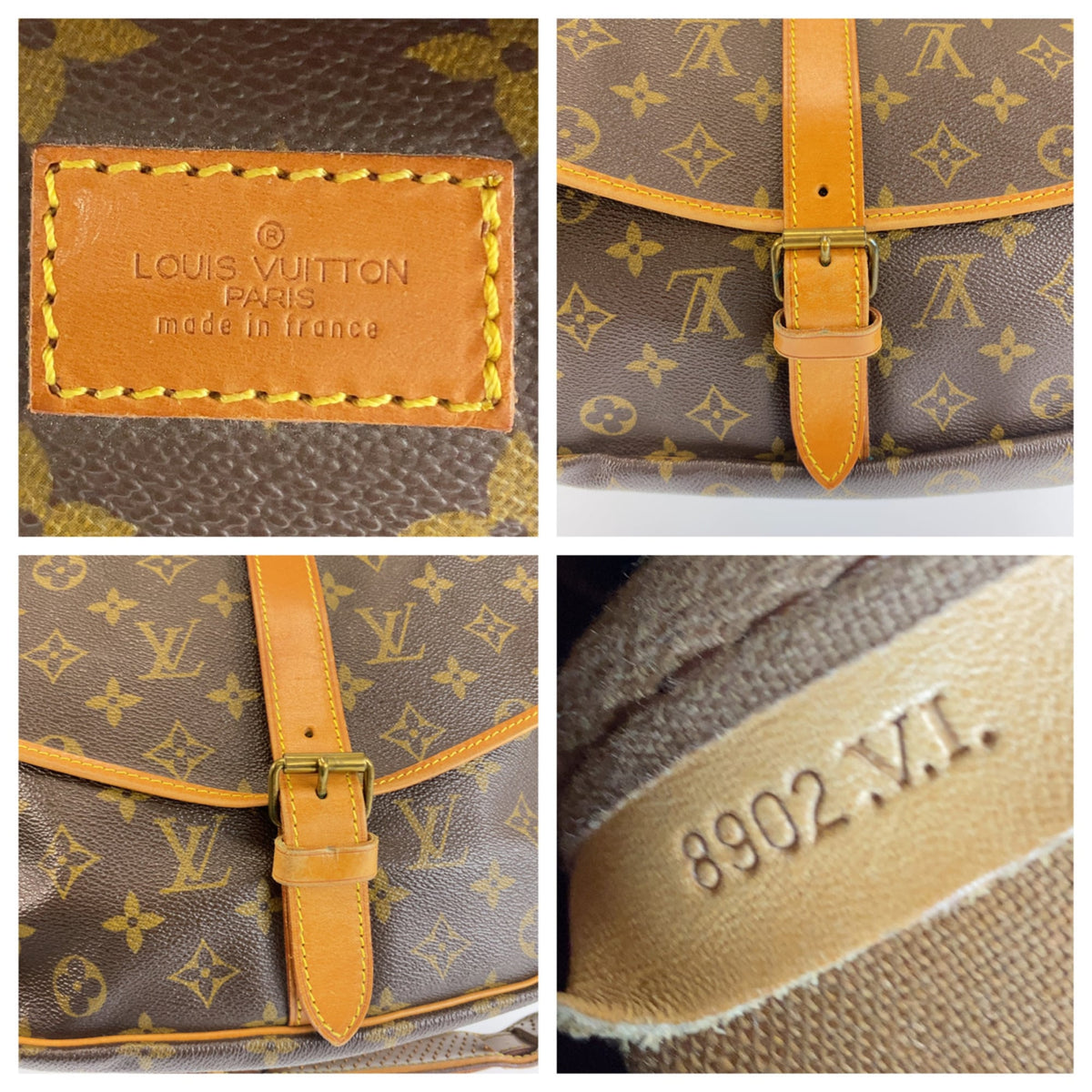 Louis Vuitton Monogram Brown Pvc Leather Messenger Bag Shoulder Bag (Pre-Owned)