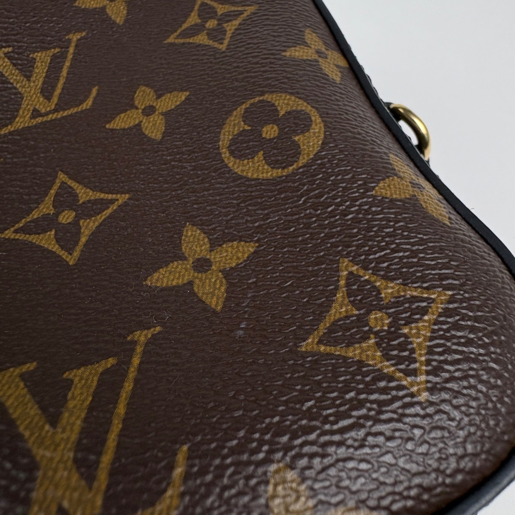 Louis Vuitton Black Brown Noir Monogram Shoulder Bag (Pre-Owned)