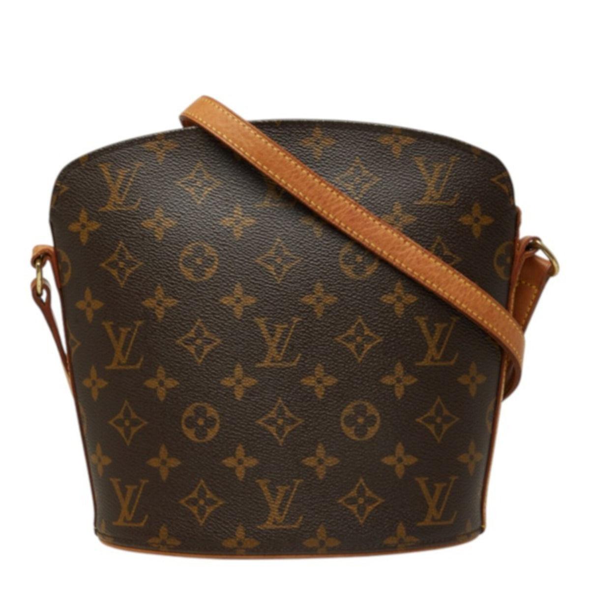 Louis Vuitton Brown Pvc Leather Shoulder Bag (Pre-Owned)