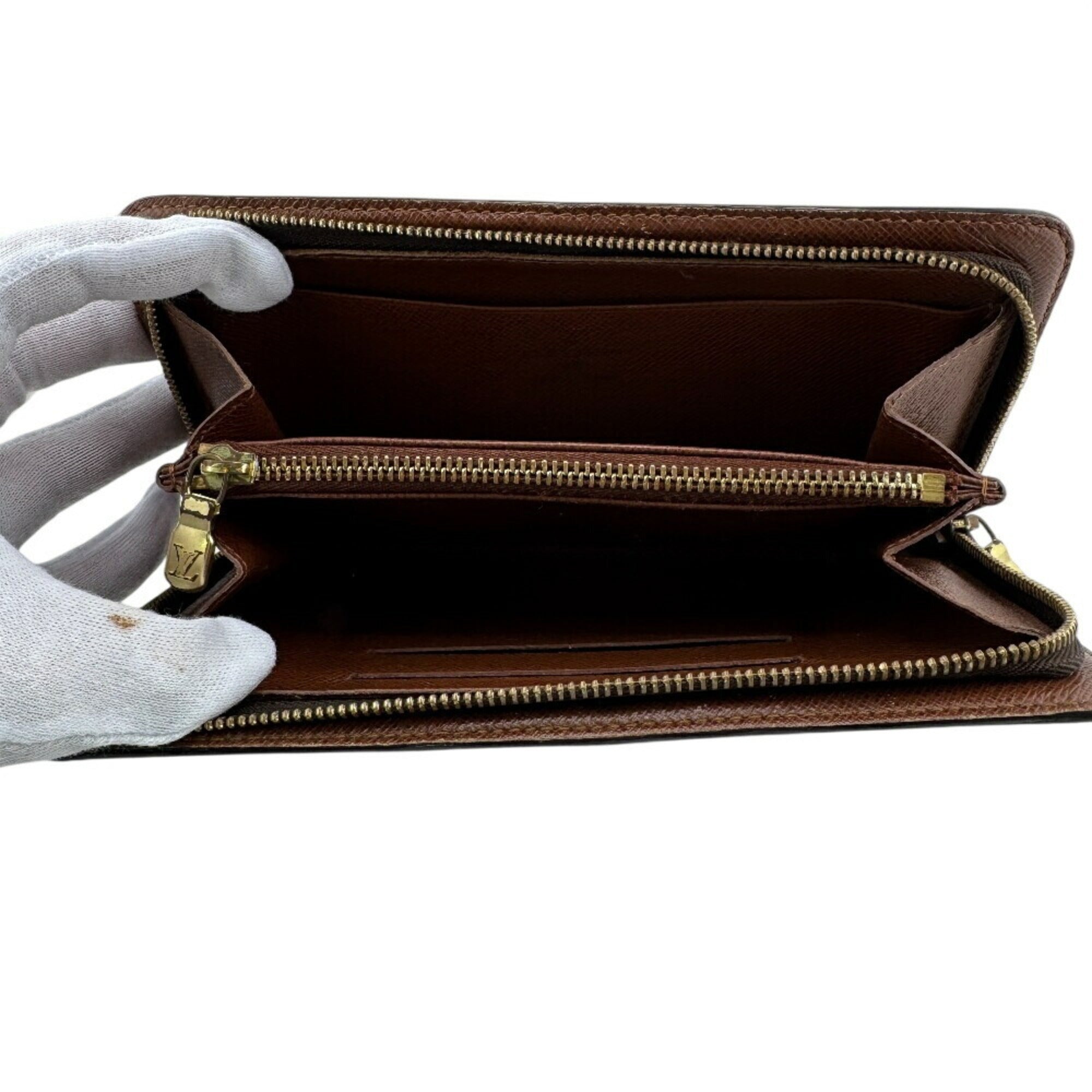 Louis Vuitton Brown Monogram Monogram Long Wallet (Bi-Fold) (Pre-Owned)