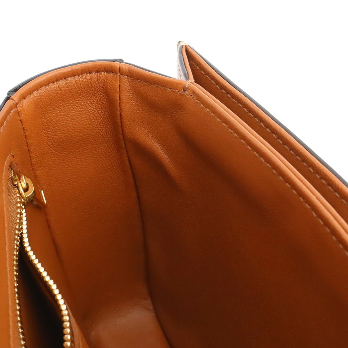Celine Brown Canvas Leather Pochette Shoulder Bag (Pre-Owned)