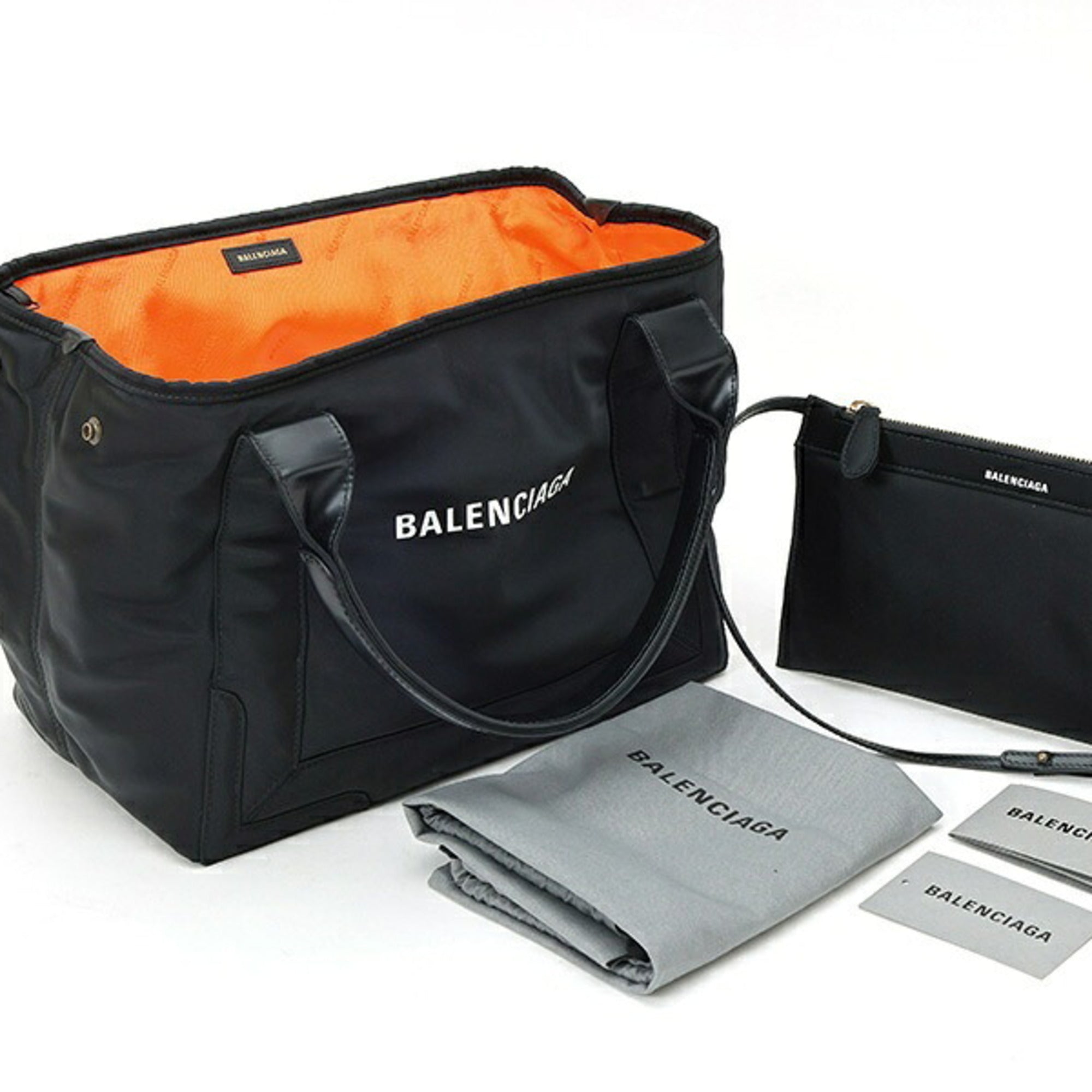 Balenciaga Black Nylon Tote Bag (Pre-Owned)