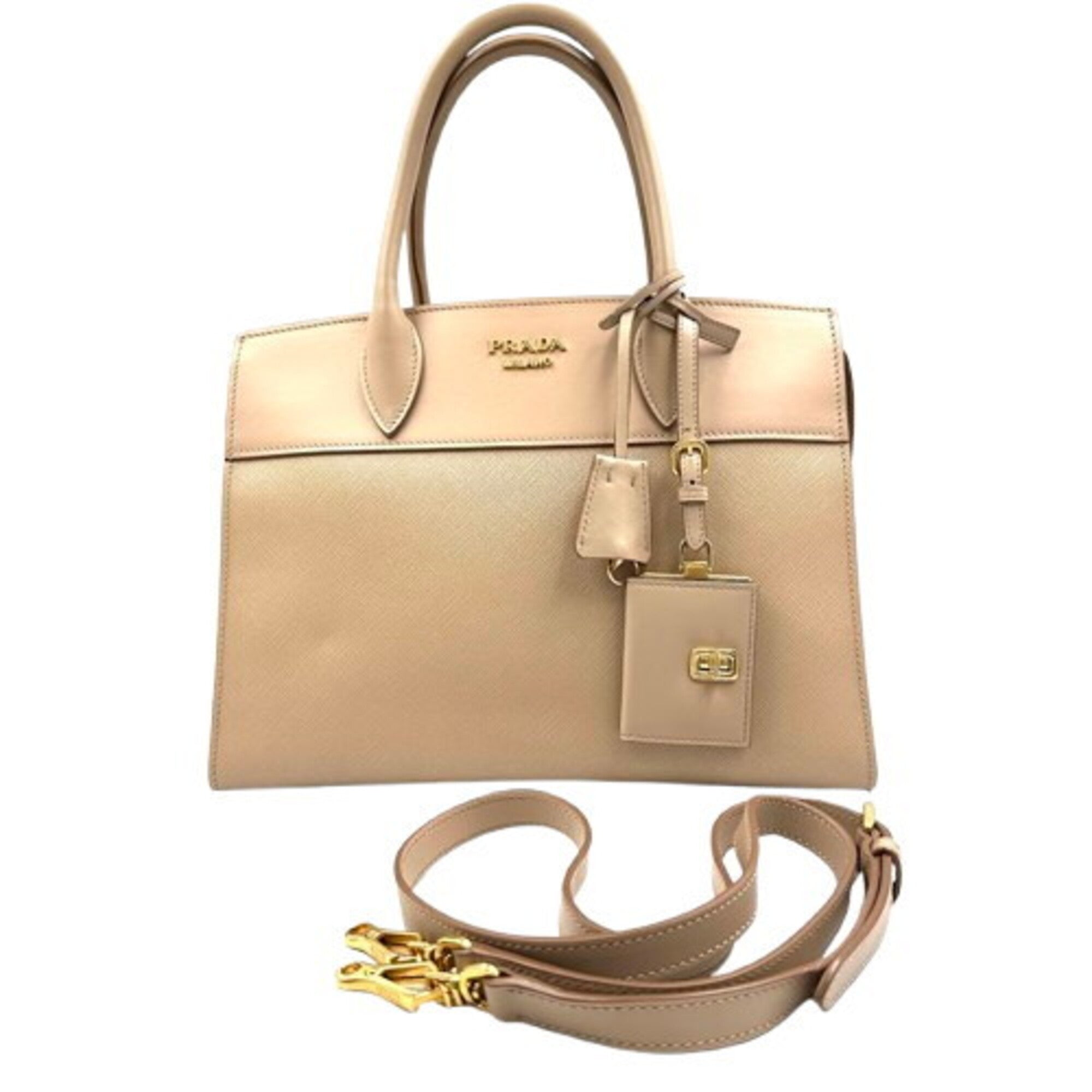 Prada Saffiano Leather Handbag (Pre-Owned)