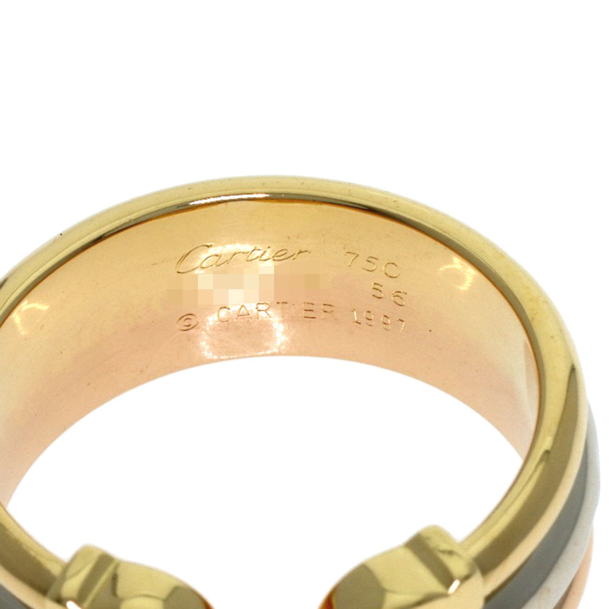 Cartier Yellow Gold (18K) Pink Gold (18K) White Gold (18K) Band Ring (Pre-Owned)
