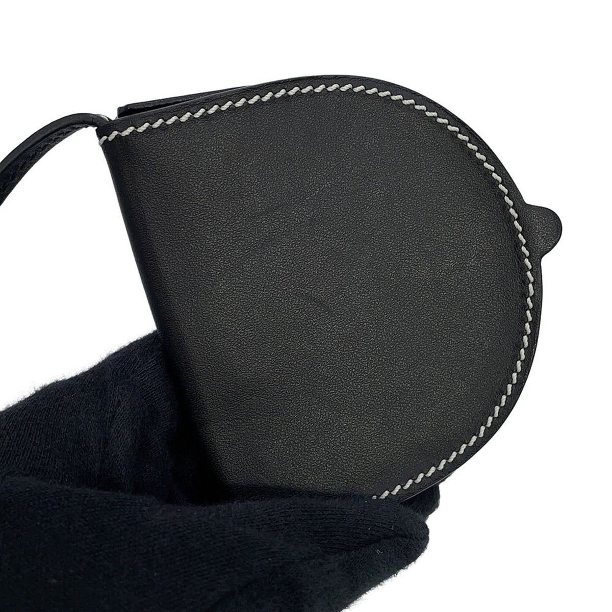 Loewe Black Leather Coin Purse/Coin Case (Pre-Owned)