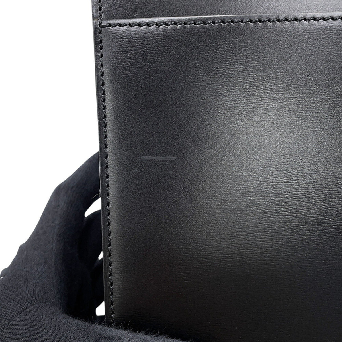 Cartier Black Leather Handbag Shoulder Bag (Pre-Owned)