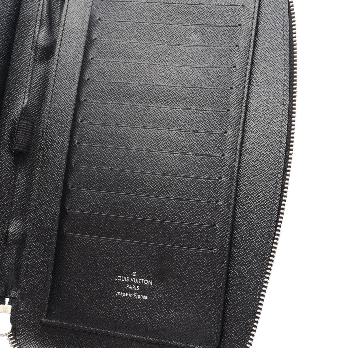 Louis Vuitton Black Damier Graphite Long Wallet (Bi-Fold) (Pre-Owned)