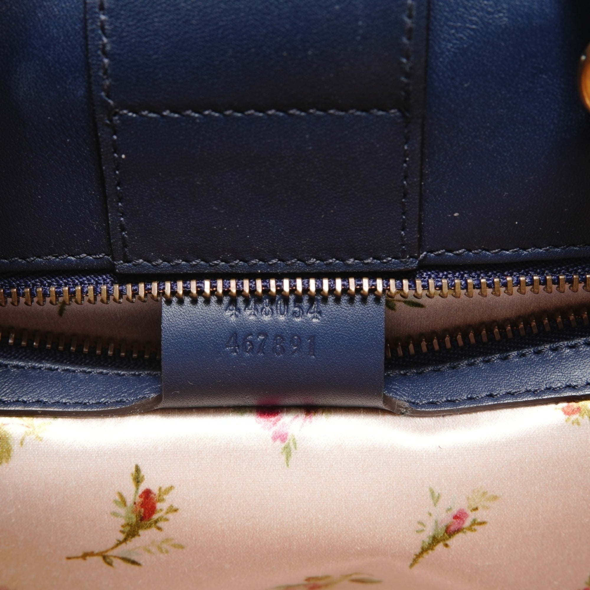 Gucci Gg Marmont Blue Denim Shoulder Bag (Pre-Owned)