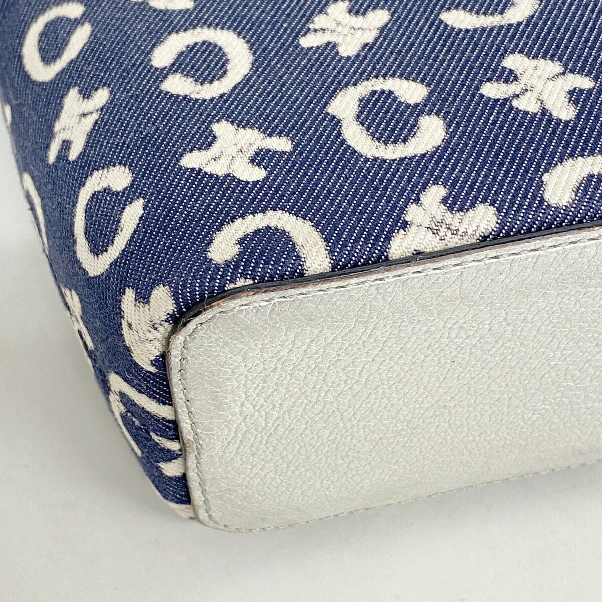 Celine Navy Denim Handbag (Pre-Owned)