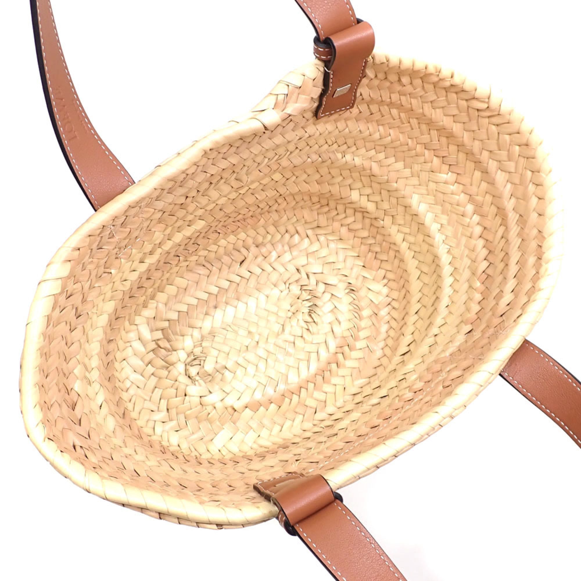 Loewe Leather Basket Handbag (Pre-Owned)