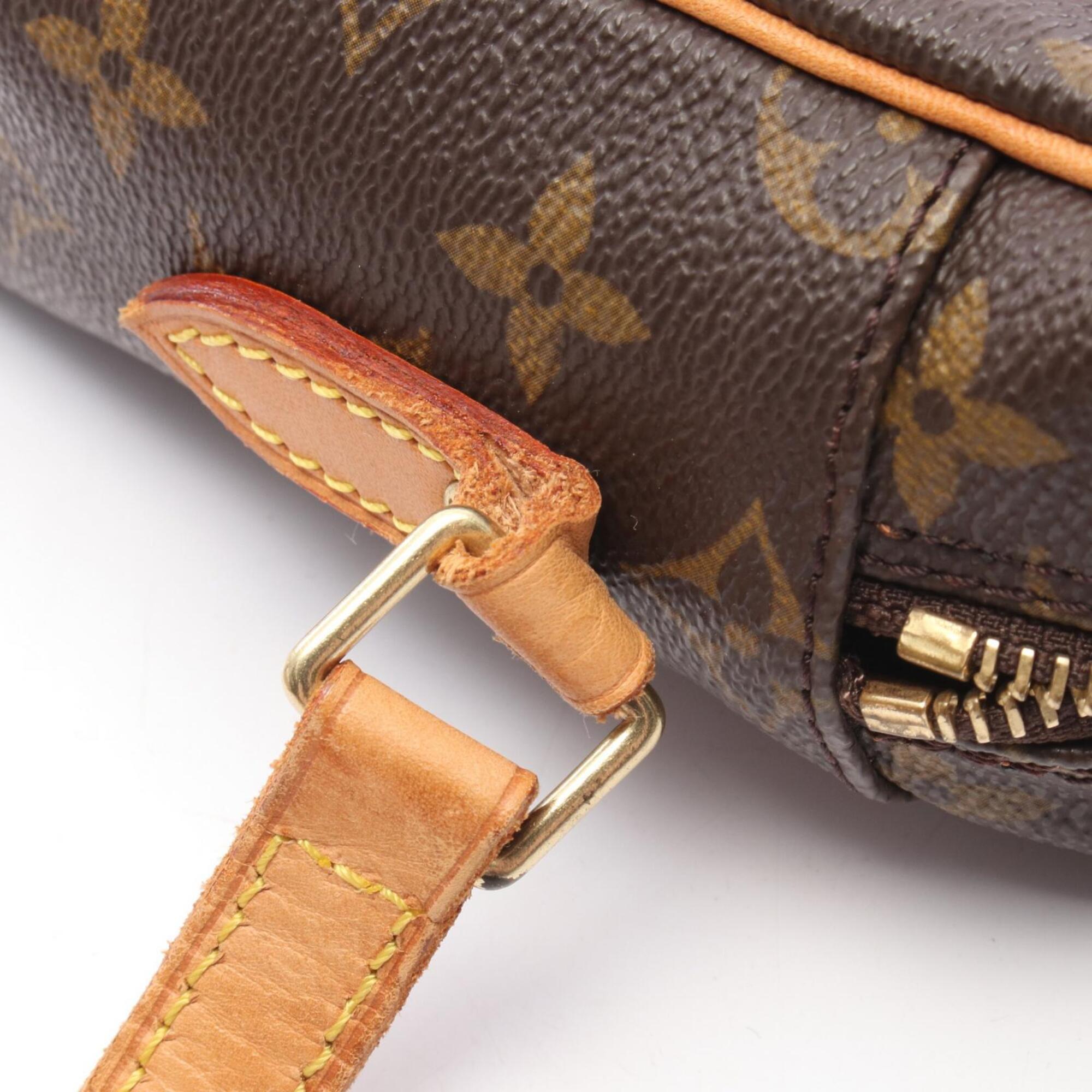 Louis Vuitton Brown Pvc Leather Handbag Shoulder Bag (Pre-Owned)