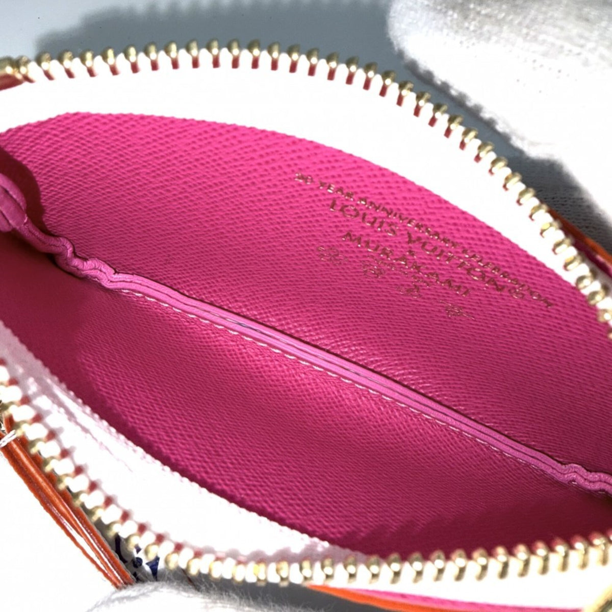Louis Vuitton Multi-Color White Monogram Multicolore Pochette Pouch (Pre-Owned)