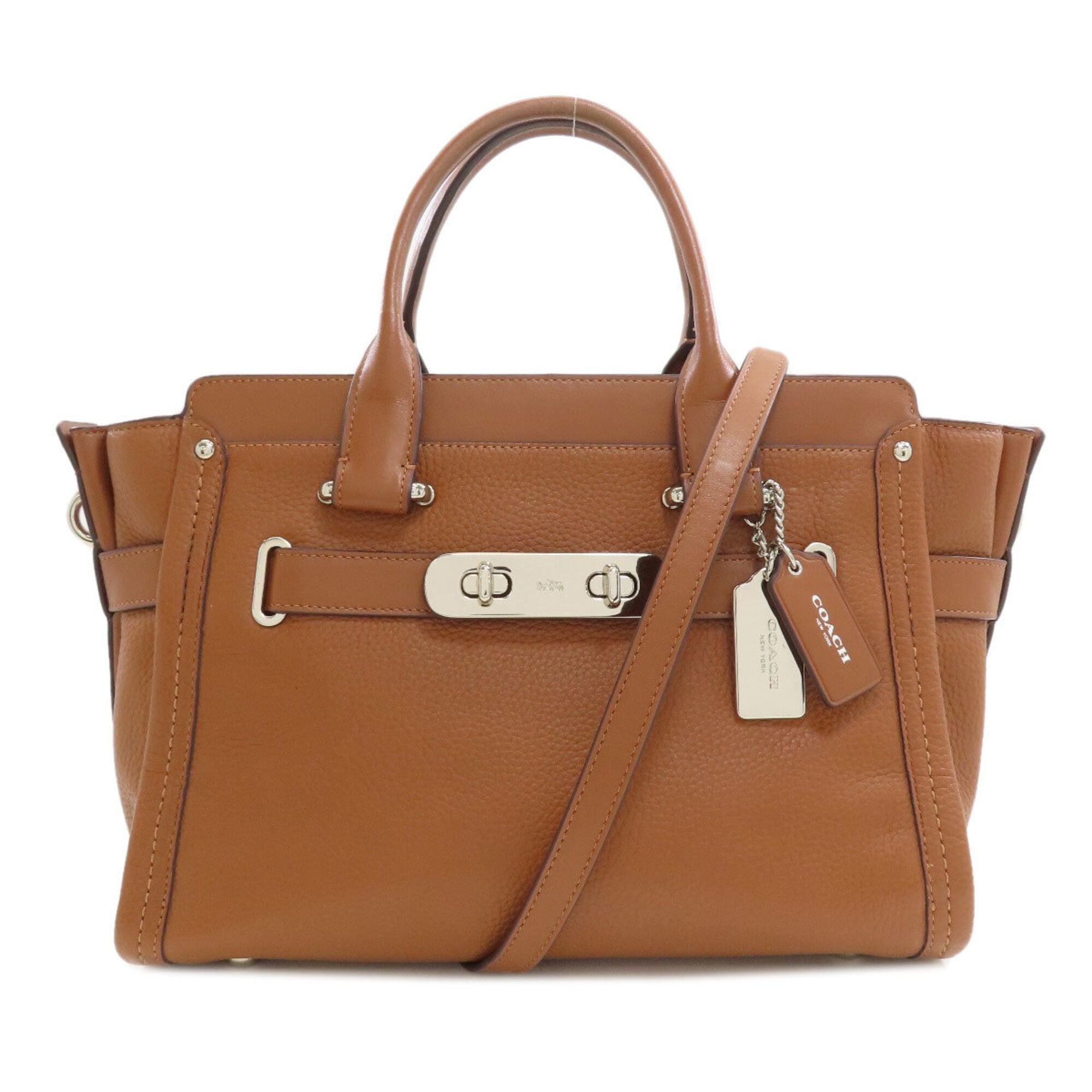 Coach Brown Leather Handbag (Pre-Owned)
