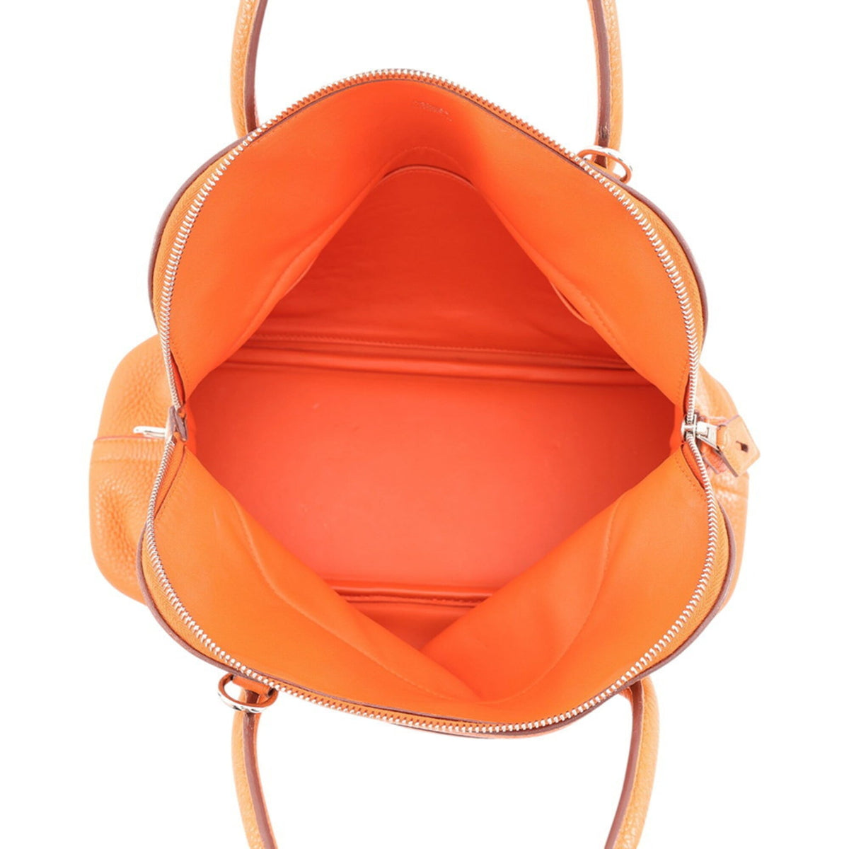 Hermes Bolide Orange Taurillon Clemence Leather Handbag Shoulder Bag (Pre-Owned)