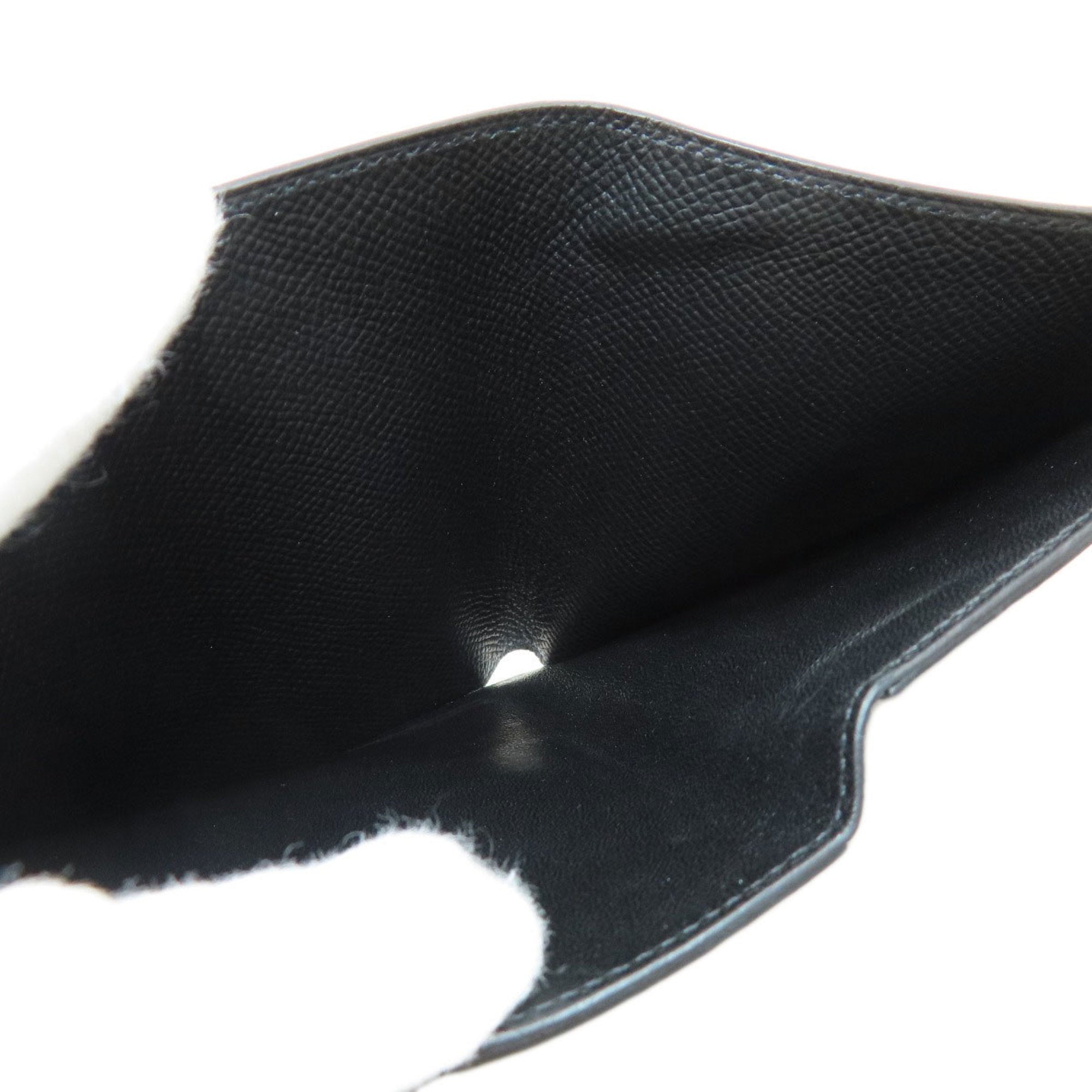 Hermes Black Epsom Leather Wallet (Bi-Fold) (Pre-Owned)